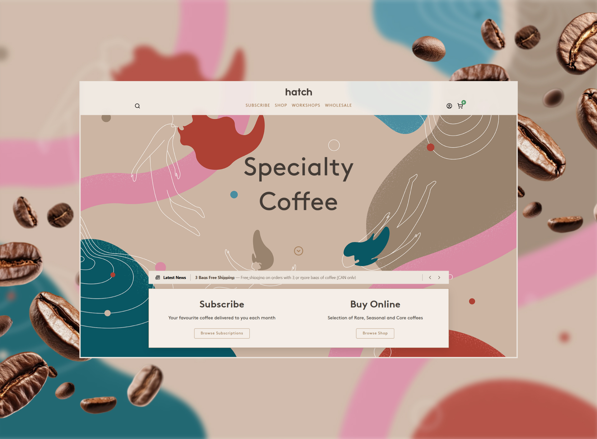 Hatch Coffee built by Subcrafted