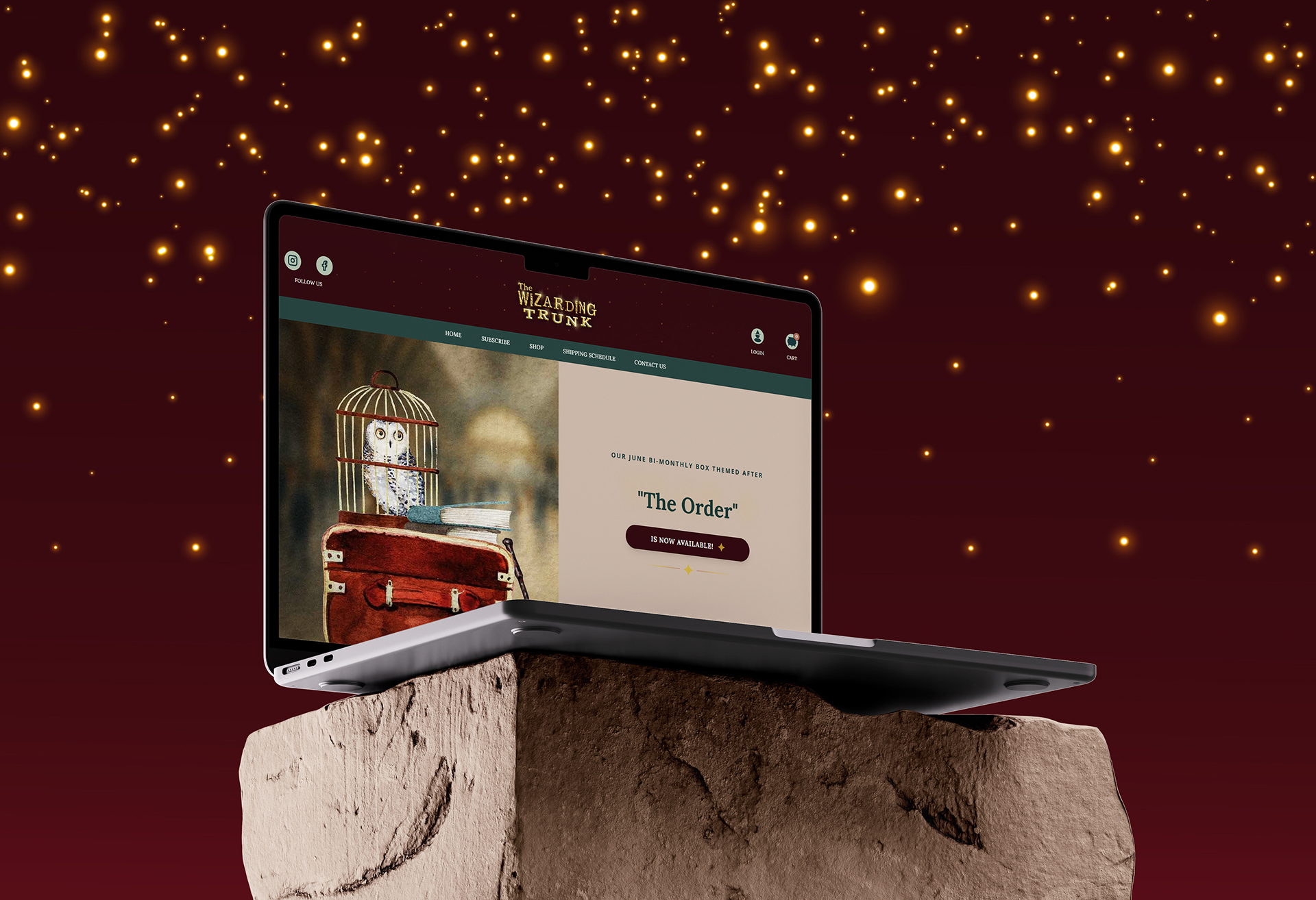 The Wizarding Trunk built by Subcrafted