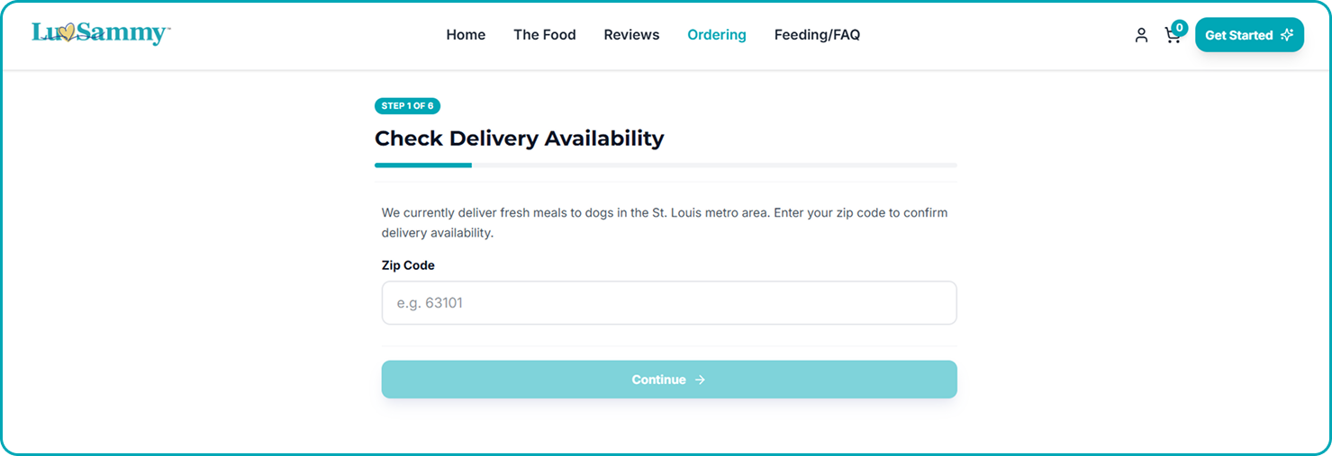 ZIP Code Delivery Gate screenshot