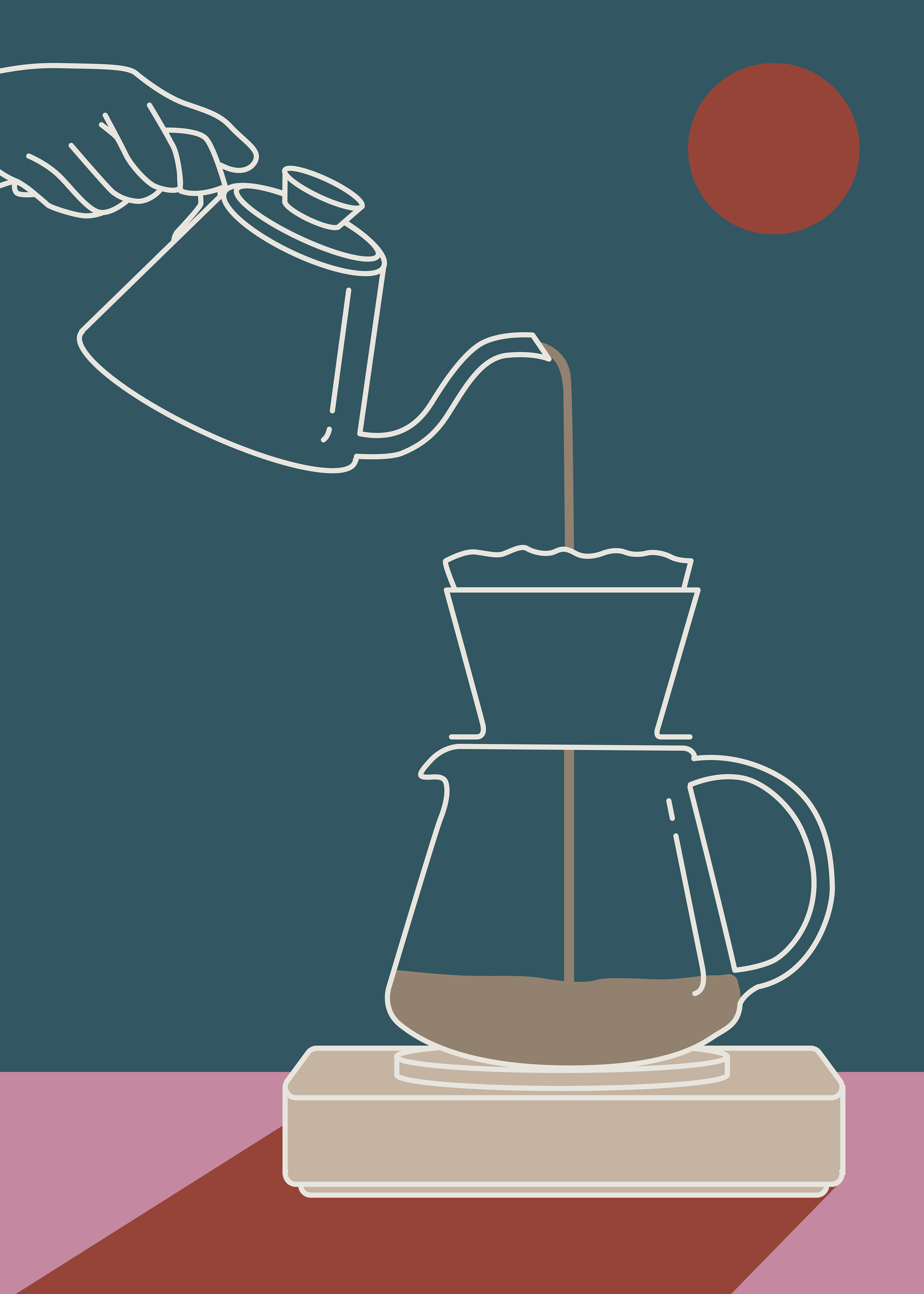 Coffee Workshop Illustration