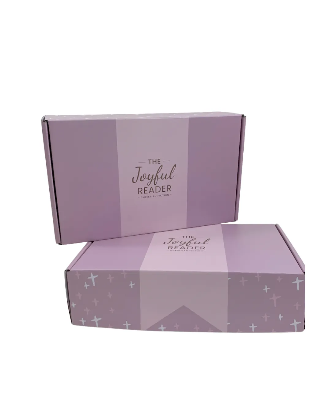 The Joyful Reader subscription box contents with Christian novel and thoughtful gifts