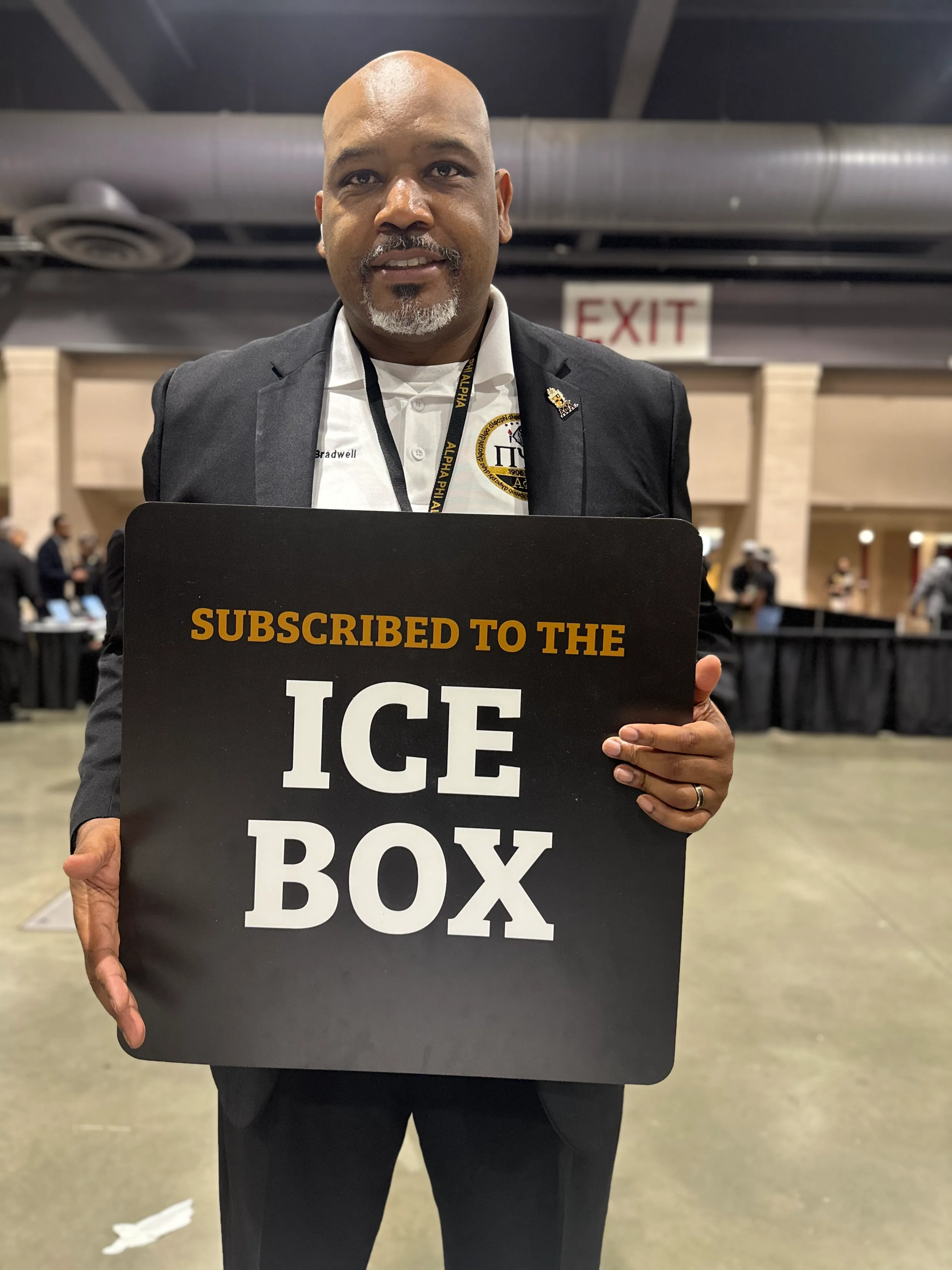 Alpha Traditions customer unboxing exclusive fraternity lifestyle apparel and accessories