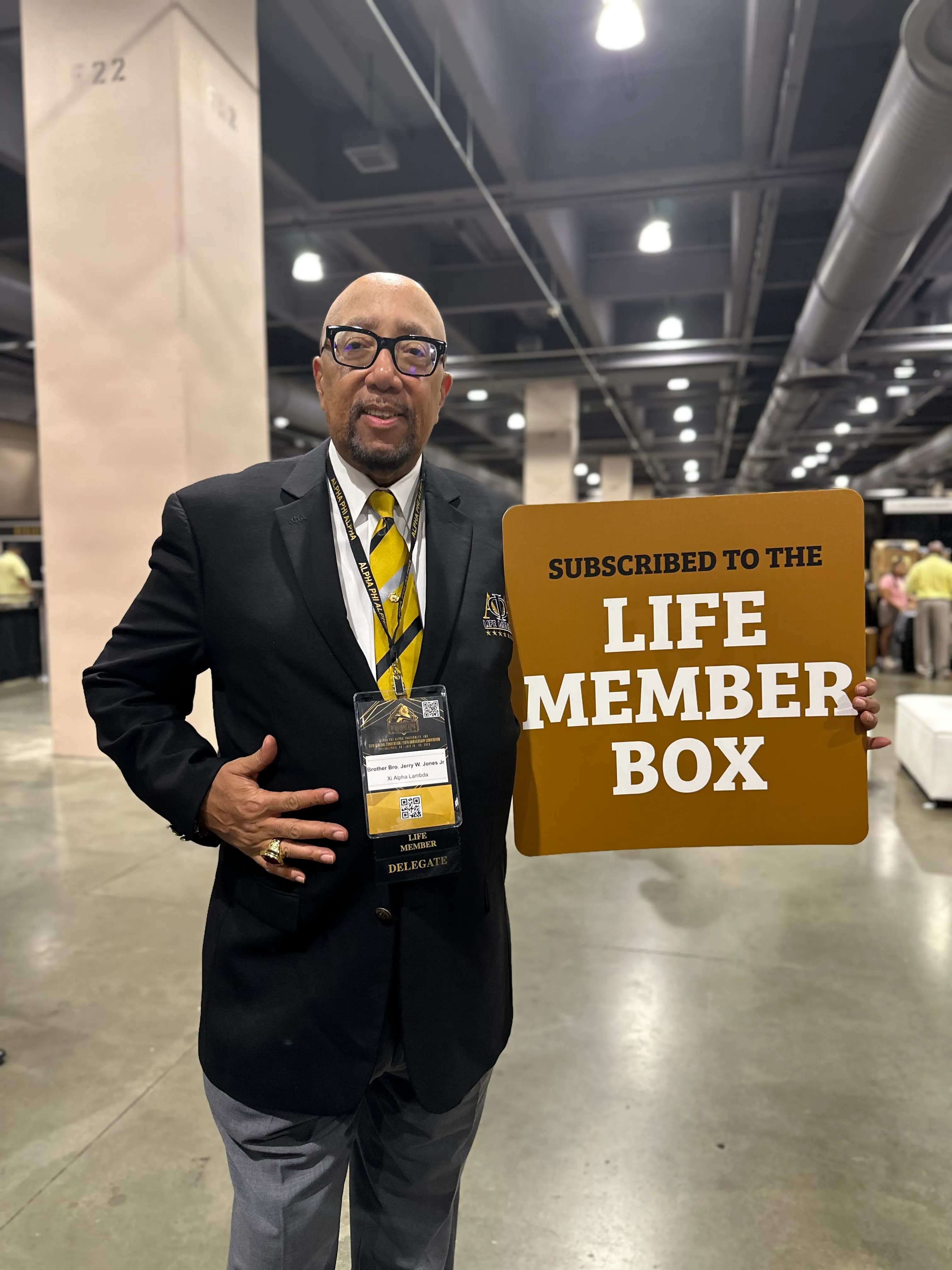 Brotherhood celebration with members wearing Alpha Traditions exclusive fraternity apparel