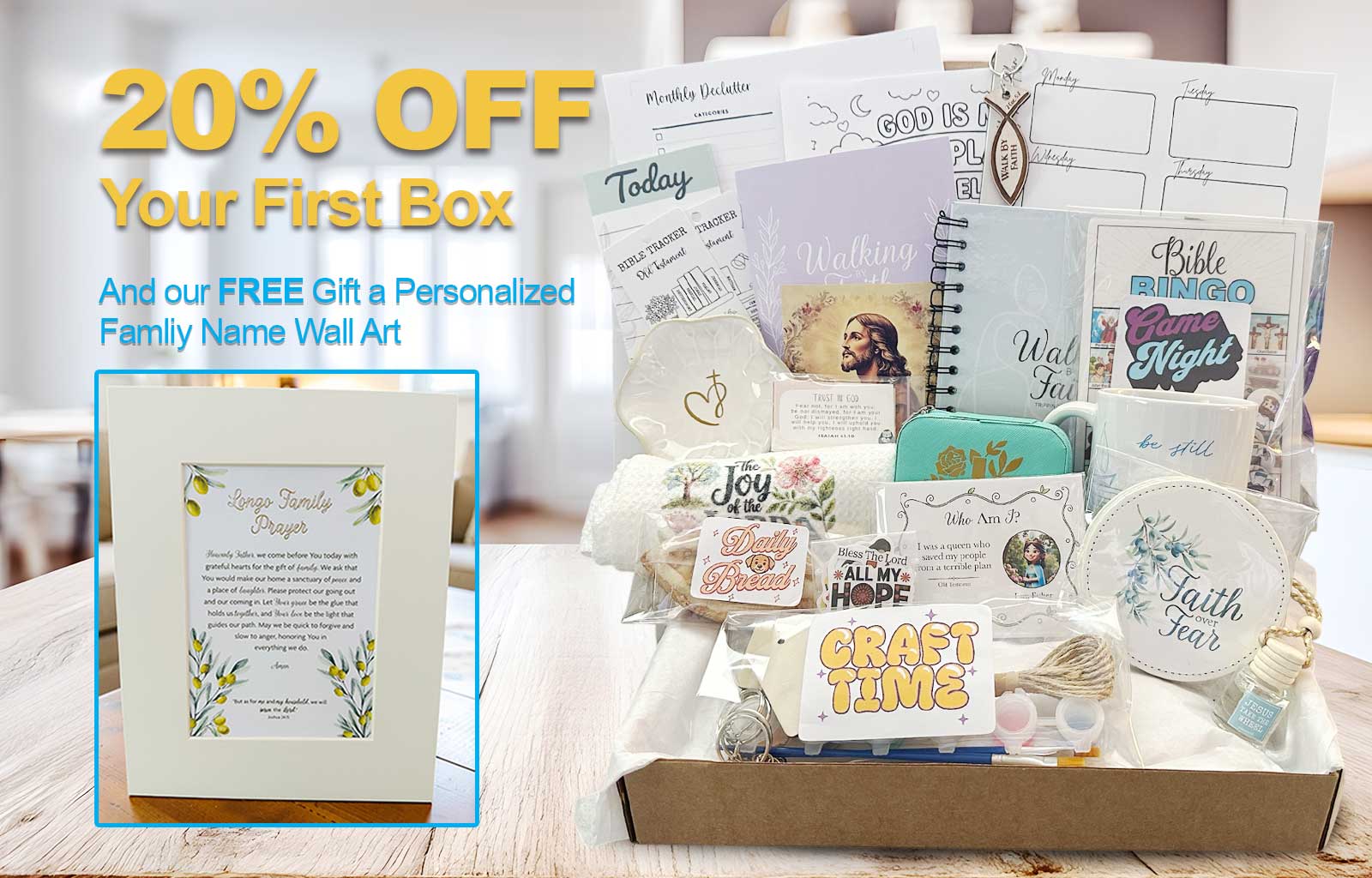 Happy family enjoying their Harmony Box together