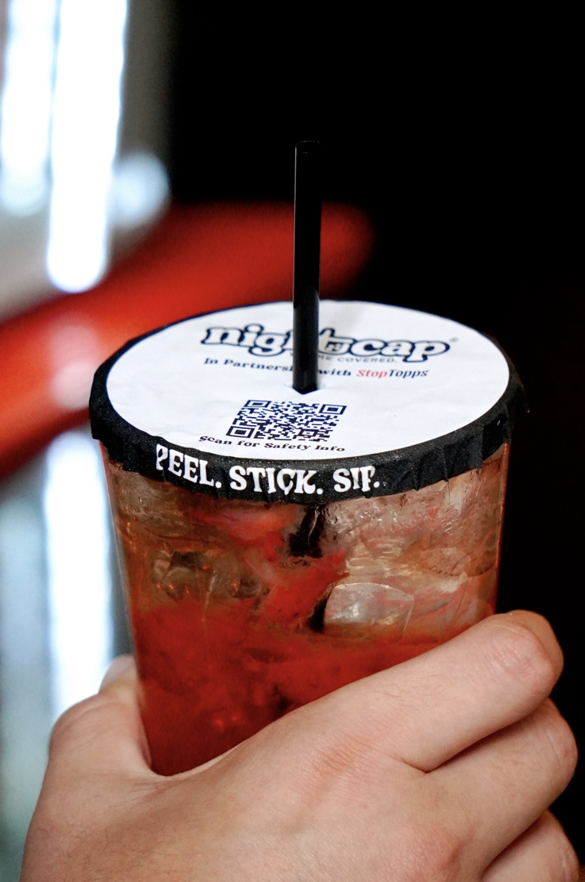 StopTopps foil drink covers for bar safety