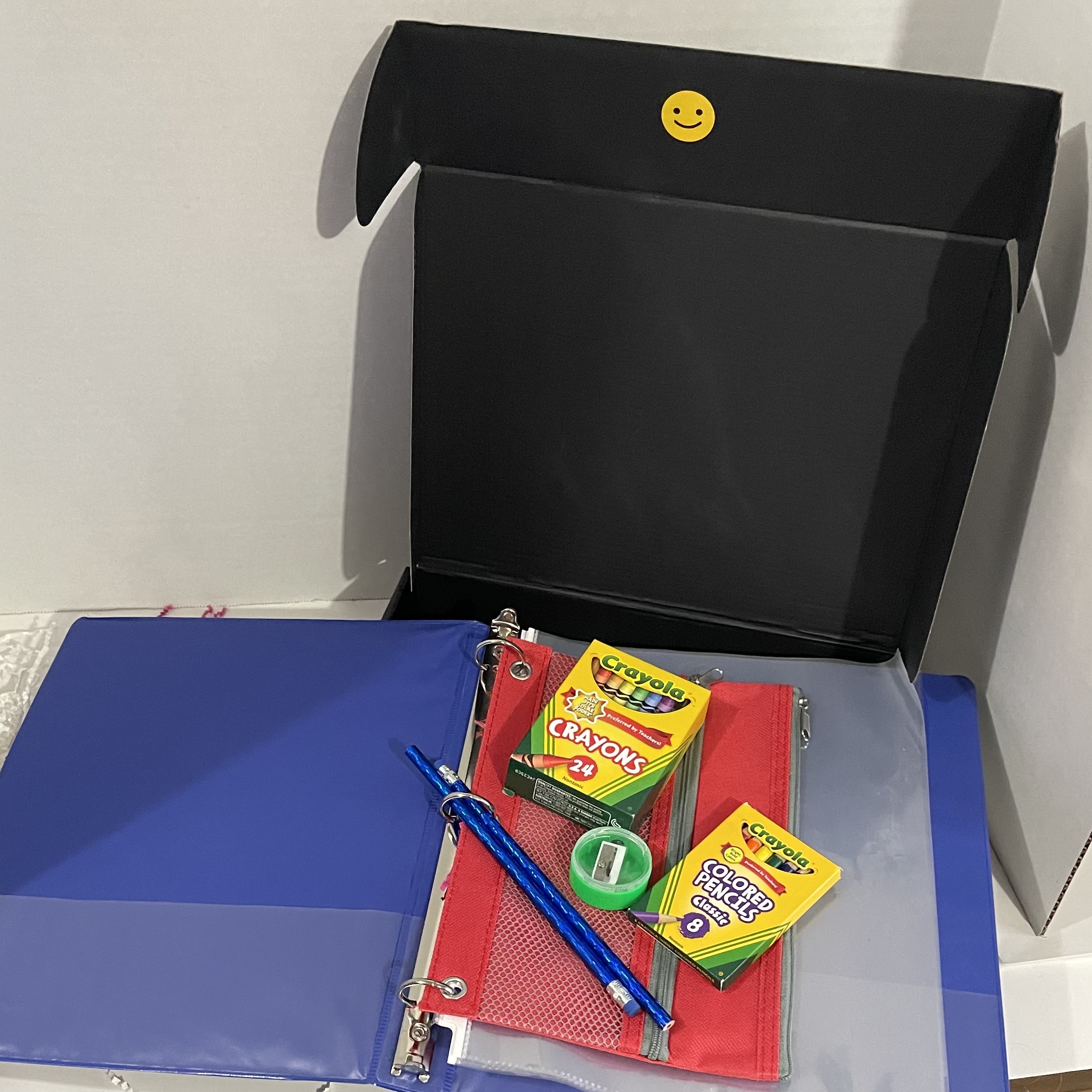 Pony Quest Club welcome kit with binder, crayons, and supplies