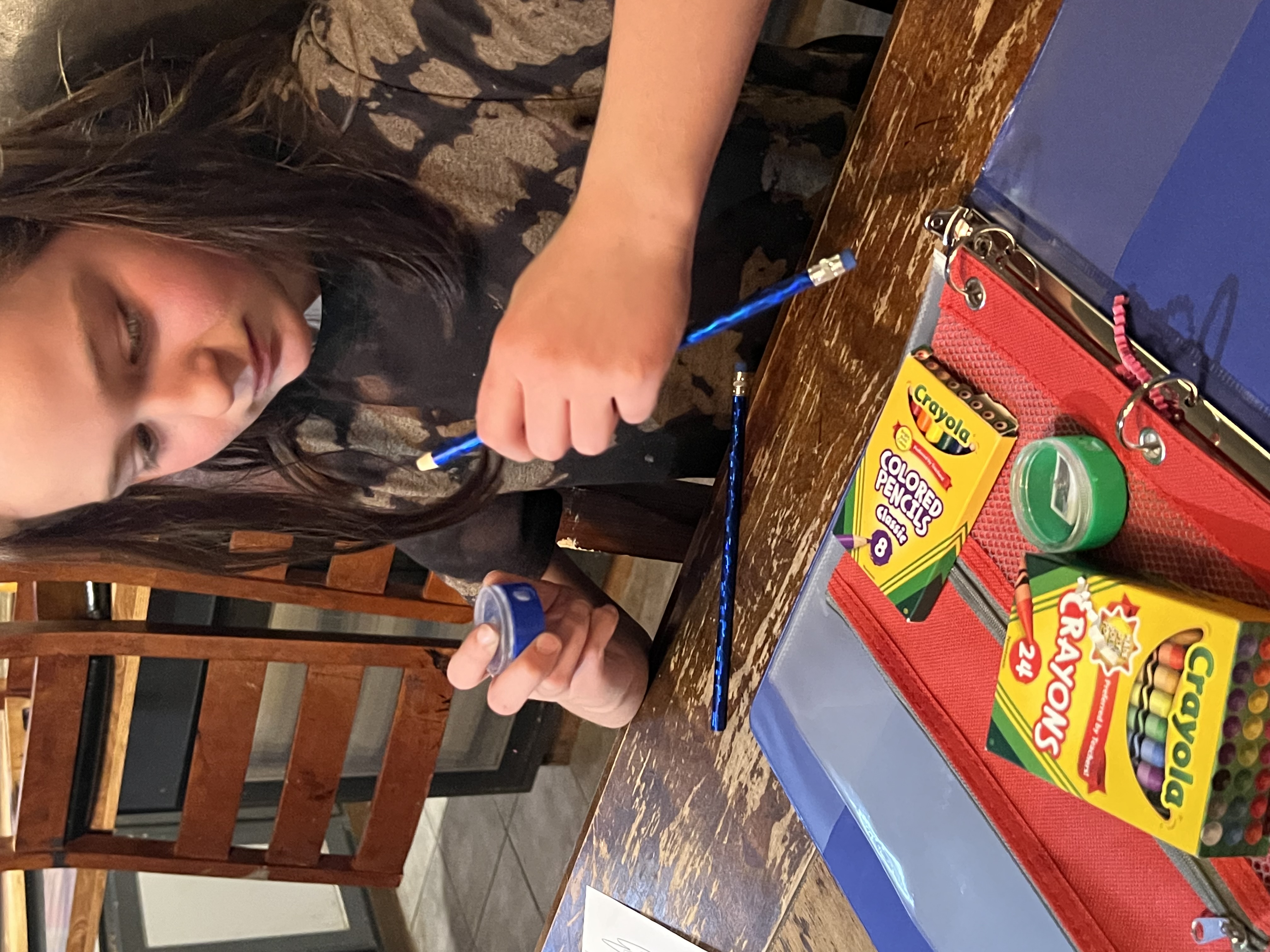 Pony Quest Club Welcome Kit with binder, crayons, colored pencils, and supplies