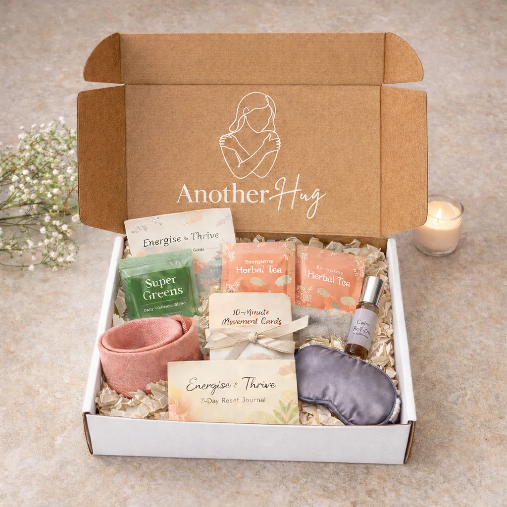 Wellness products and subscription box contents