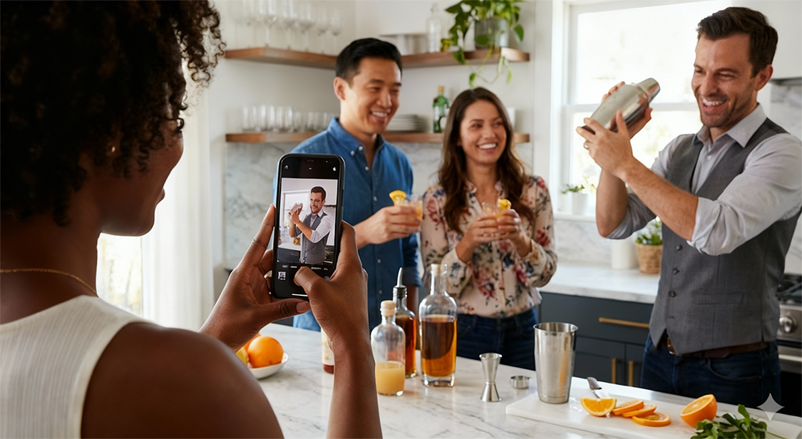 Cocktail conversation and community