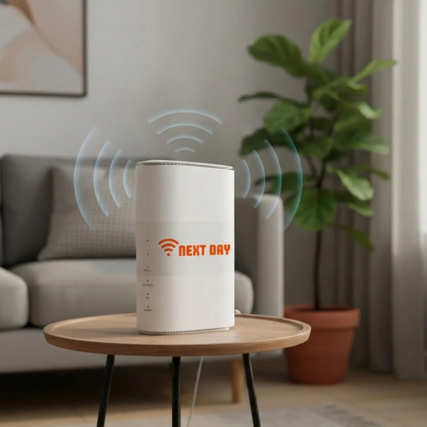 Plug in your router and manage your account