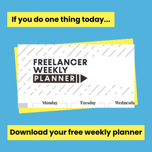 Freelancer Weekly Planner
