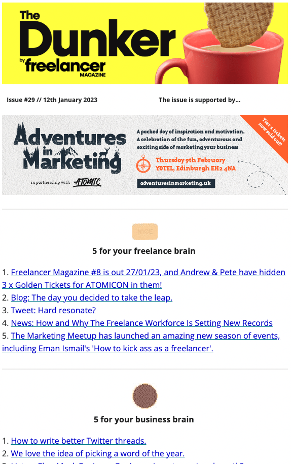 The Dunker newsletter issue 3