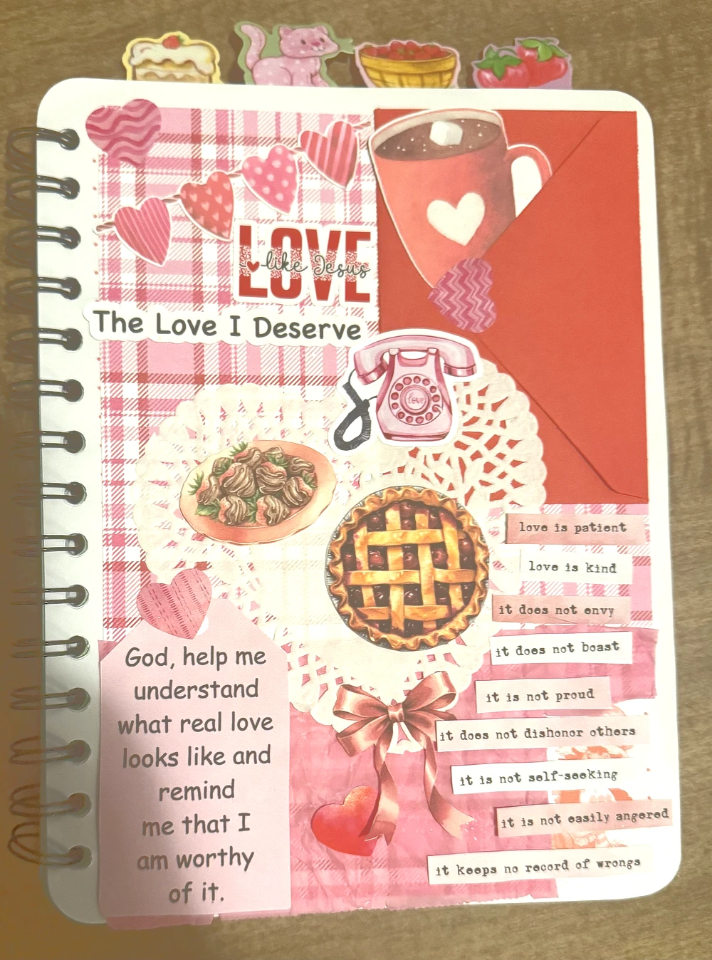 Ella enjoying her letter