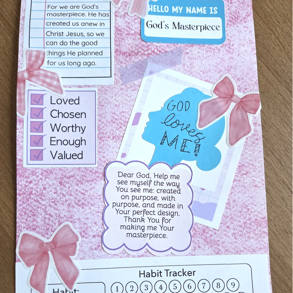 Maddison with her letter