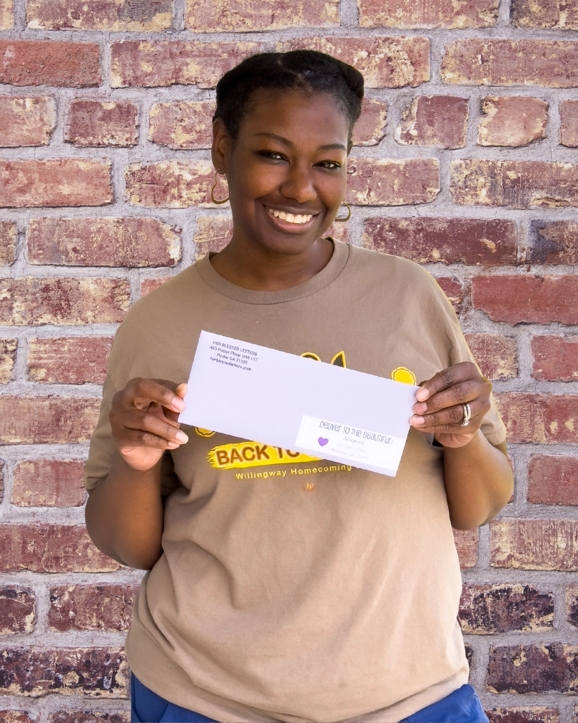 Ozella, founder of Her Blessed Letters