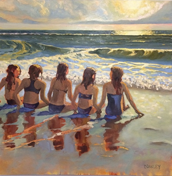 “Sisters” — a Plein Air painting by Coakley Brown