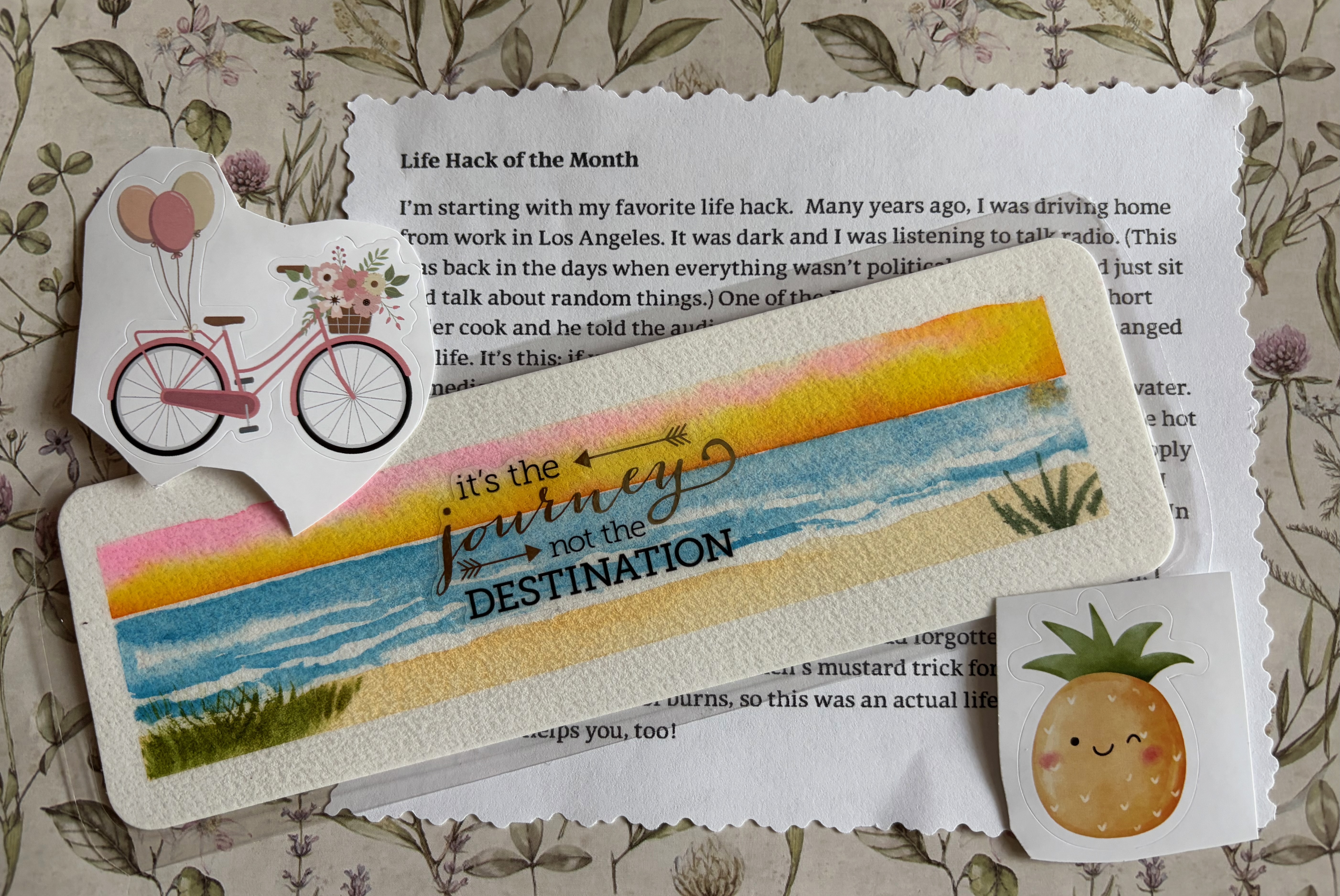 Karen's Art Mart standard envelope