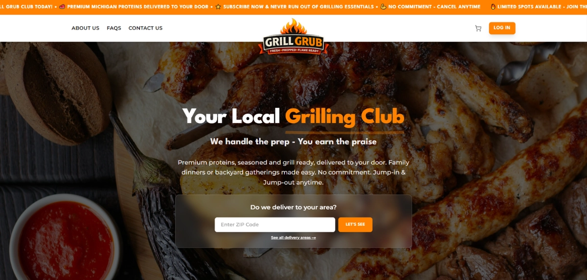 Grill Grub portfolio preview