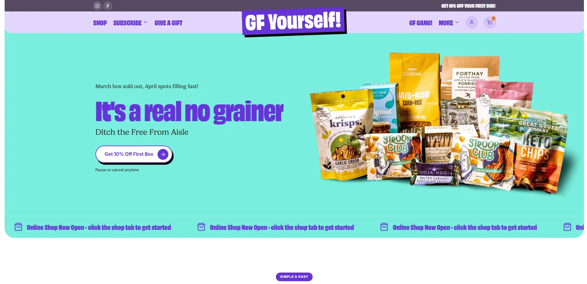 GF Yourself portfolio preview