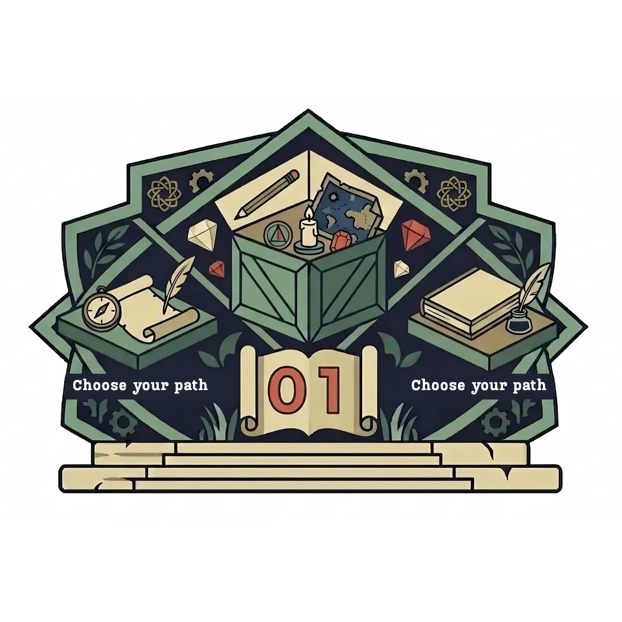 Choose Your Path illustration