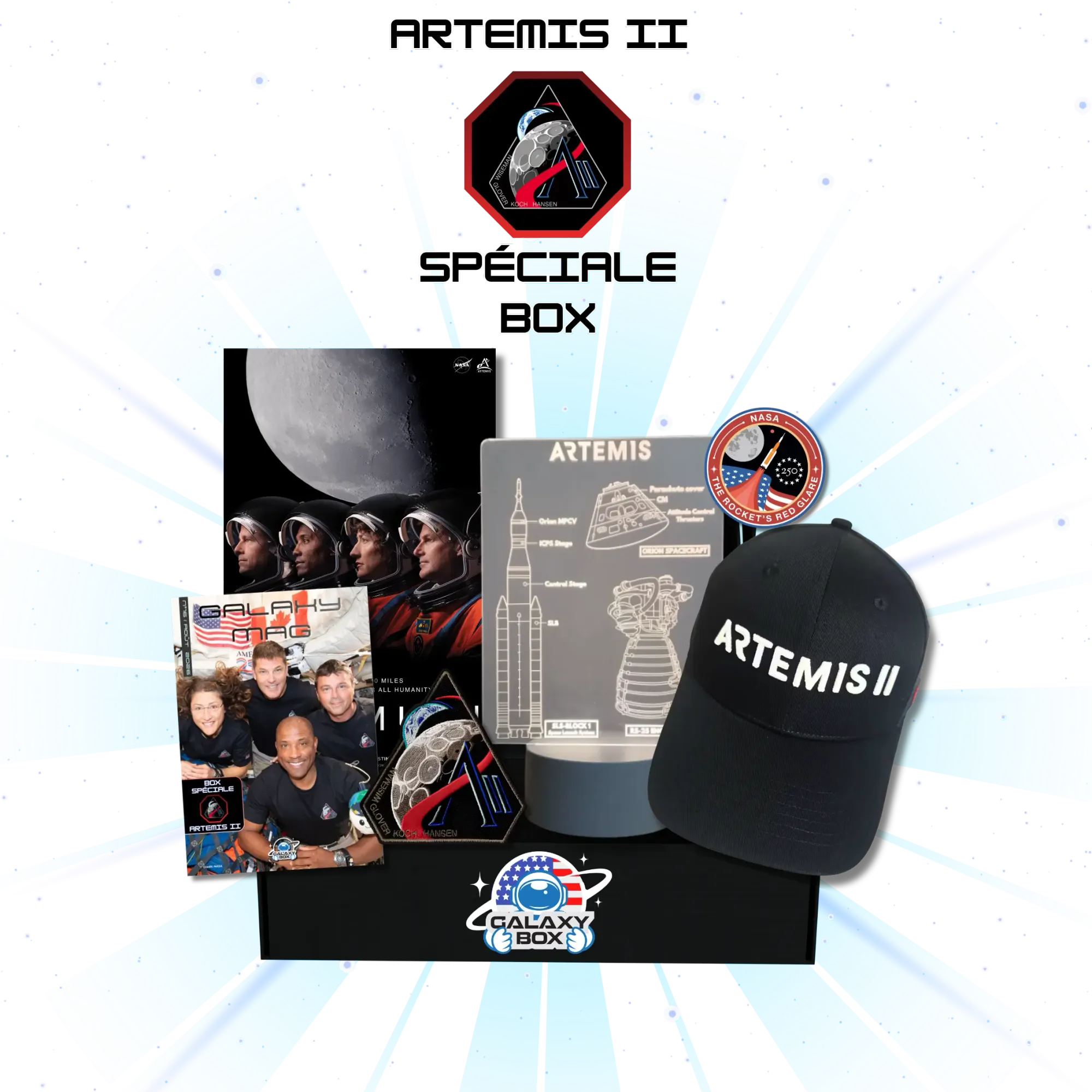 GalaxyBox Artemis II collection