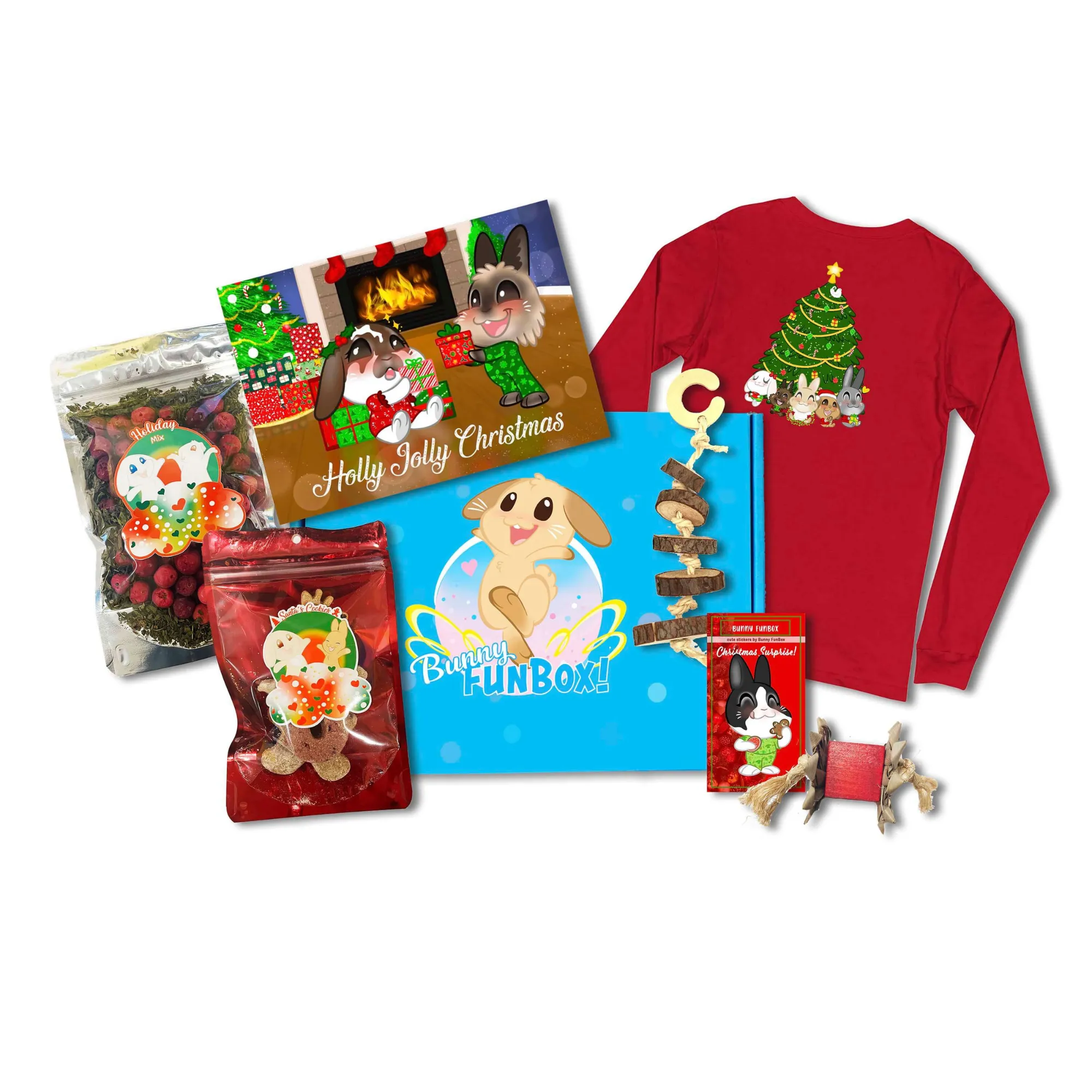 Happy bunny with FunBox products