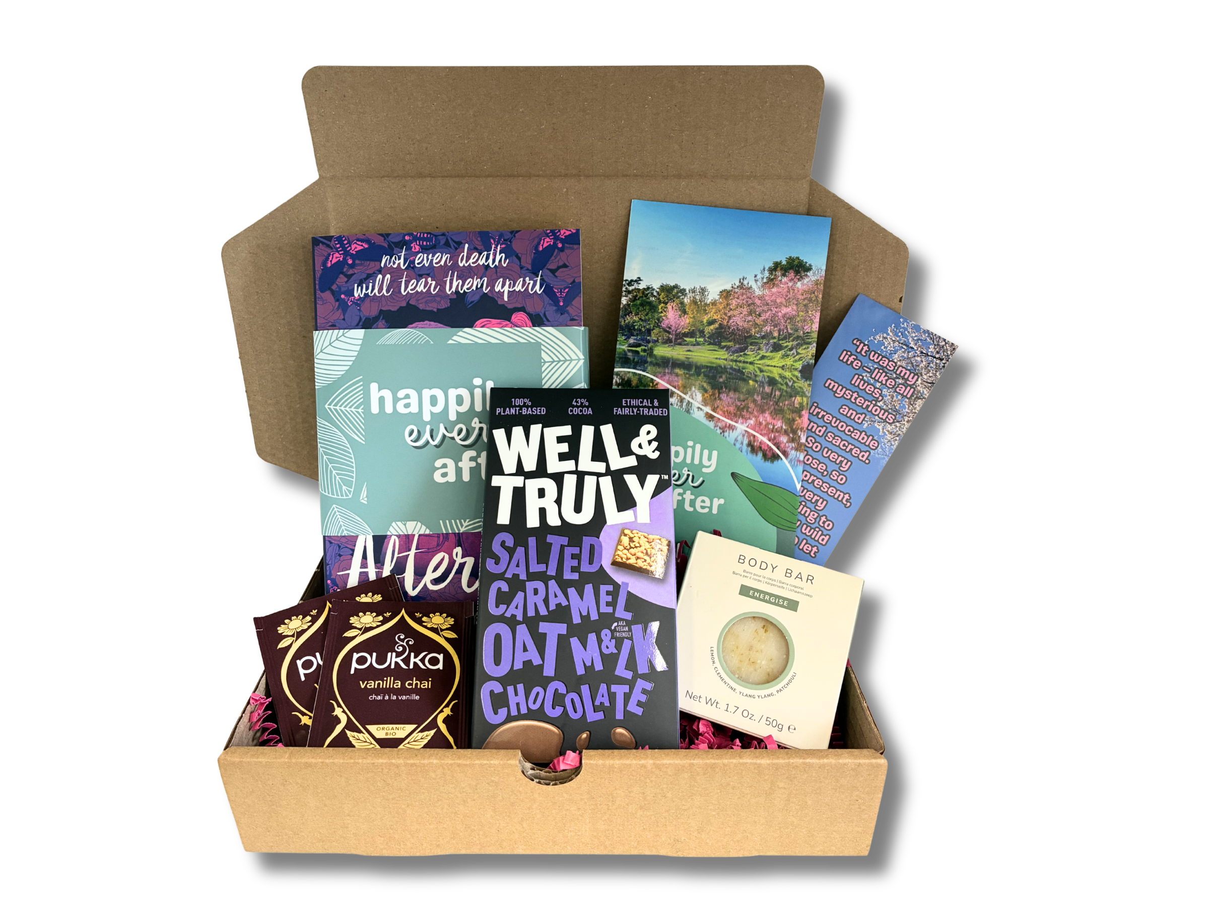 Happy reader enjoying their Young Adult Book Box