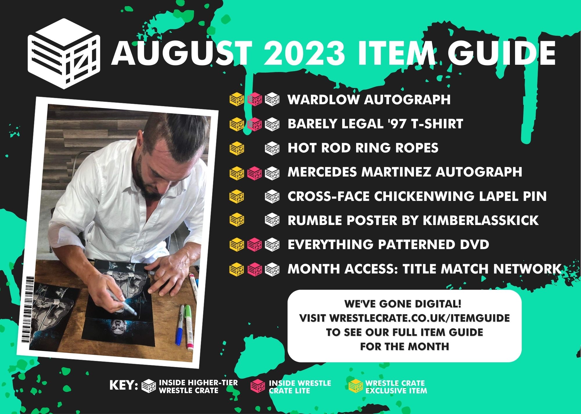 Wrestle Crate Items - August 2023