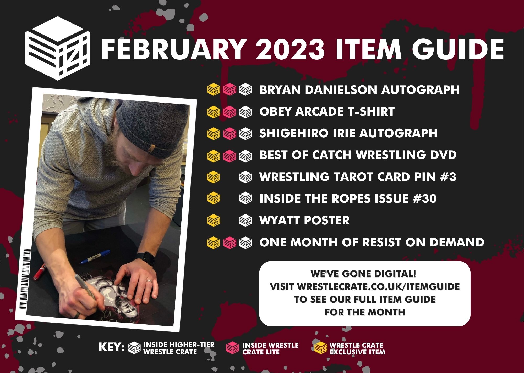 Wrestle Crate Items - February 2022