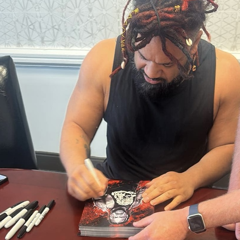 Jacob Fatu autograph - Wrestle Crate exclusive signing