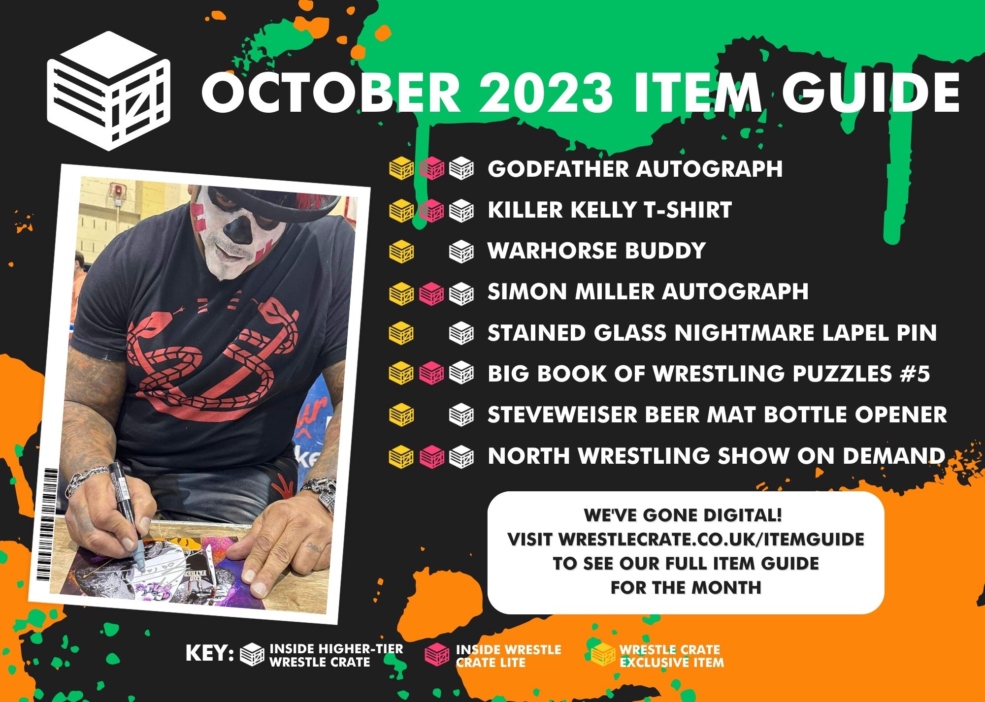 Wrestle Crate Items - October 2023