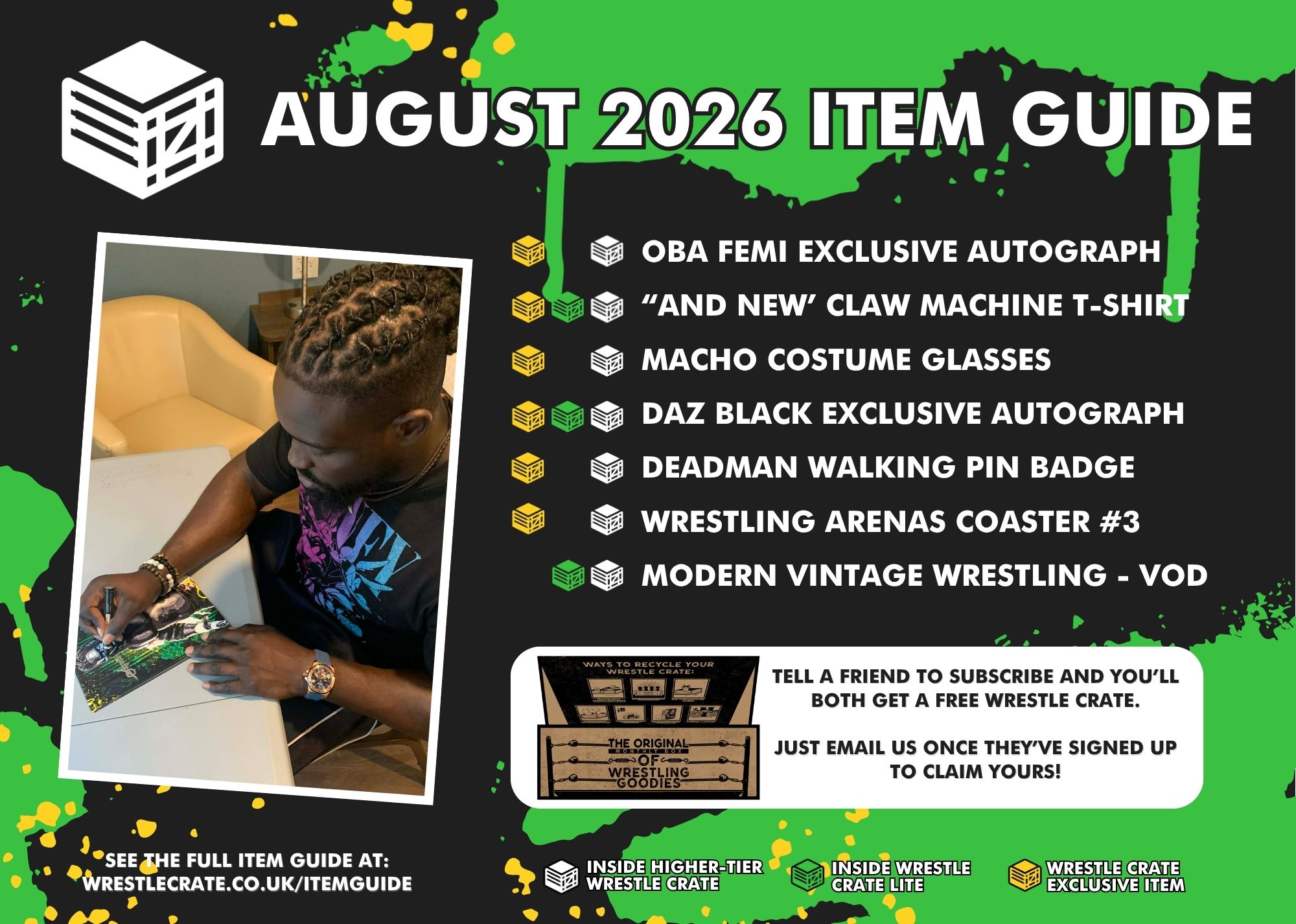 Wrestle Crate Items