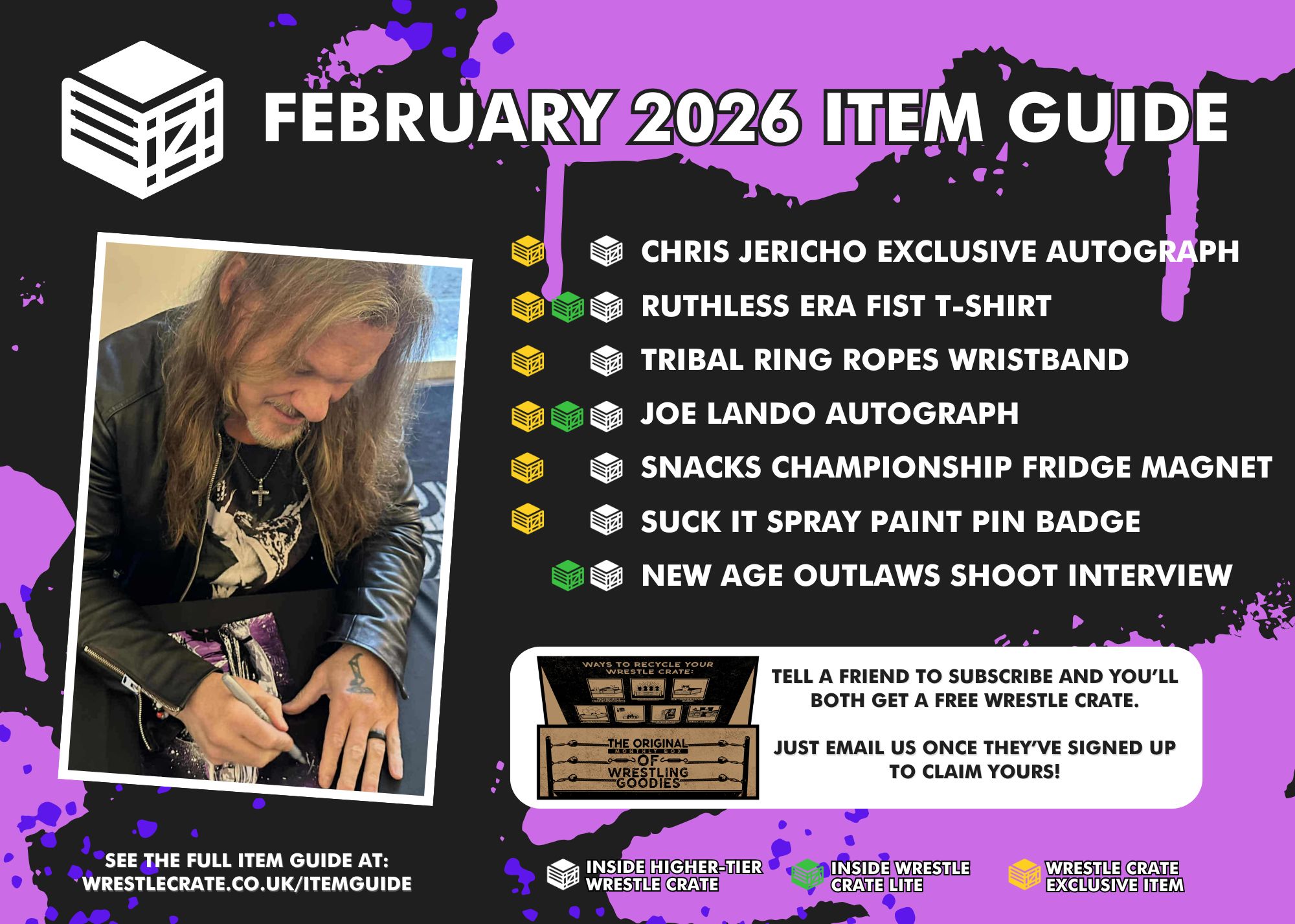 Wrestle Crate Items - February 2026