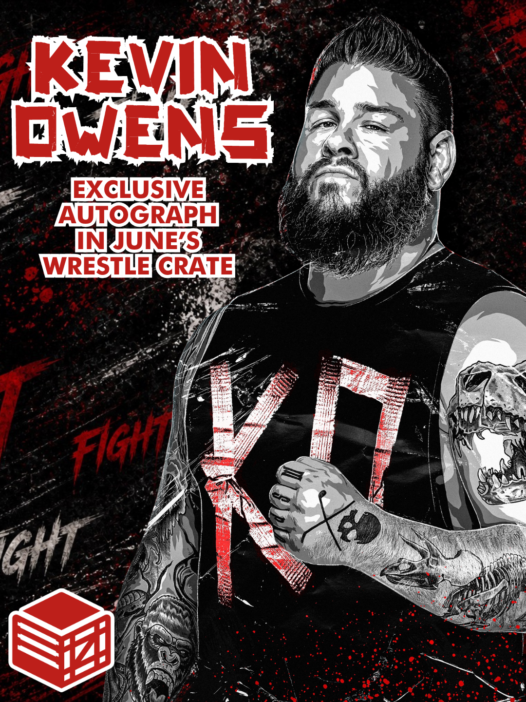 Kevin Owens Exclusive Autograph - Wrestle Crate
