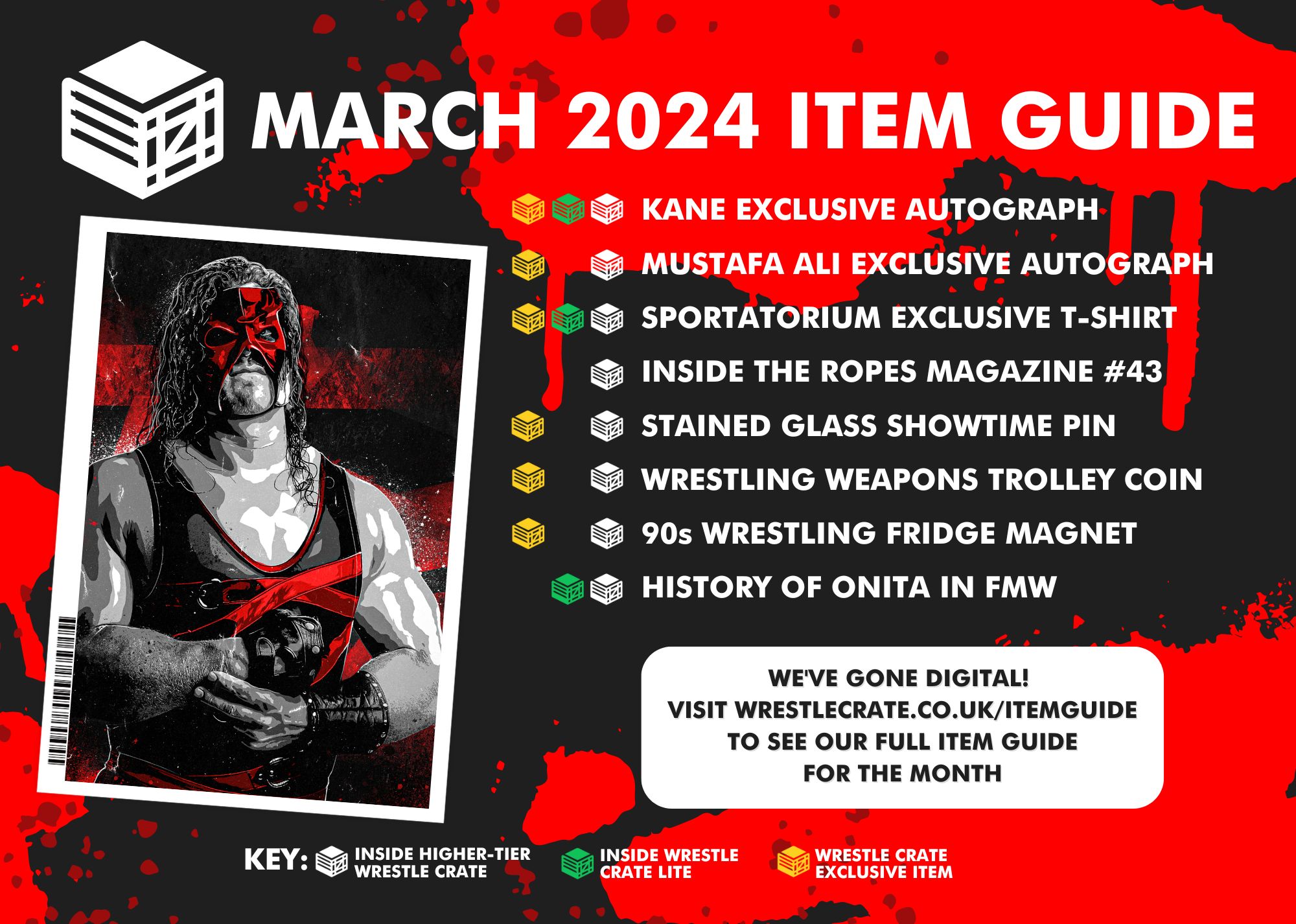 Wrestle Crate Items - March 2024