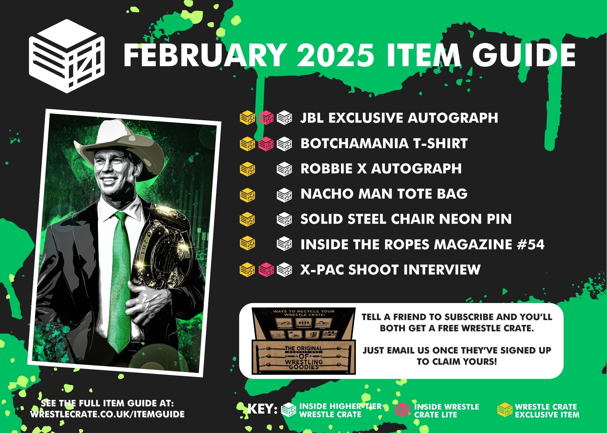 Wrestle Crate Items - February 2025