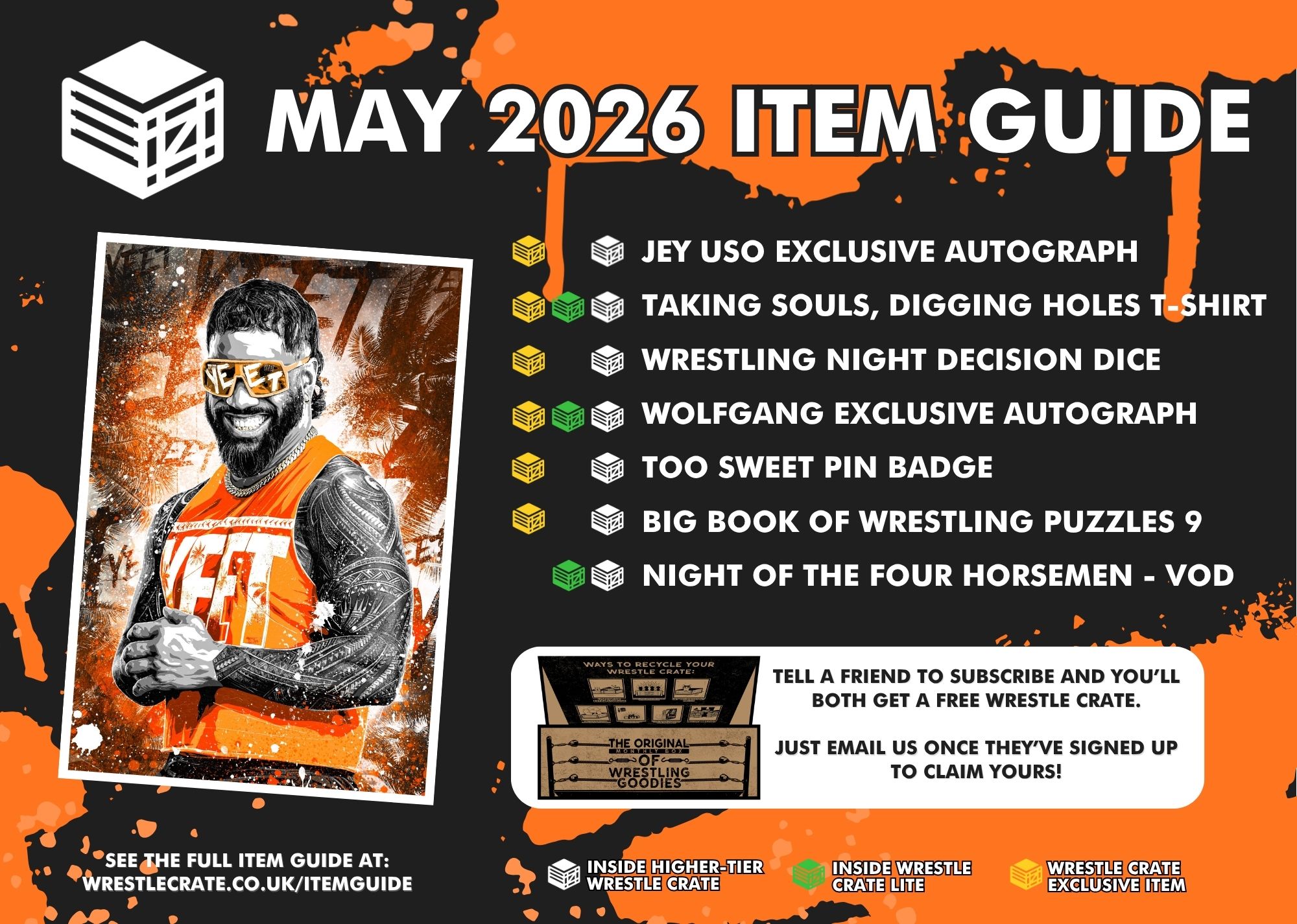 Wrestle Crate Items - May 2026