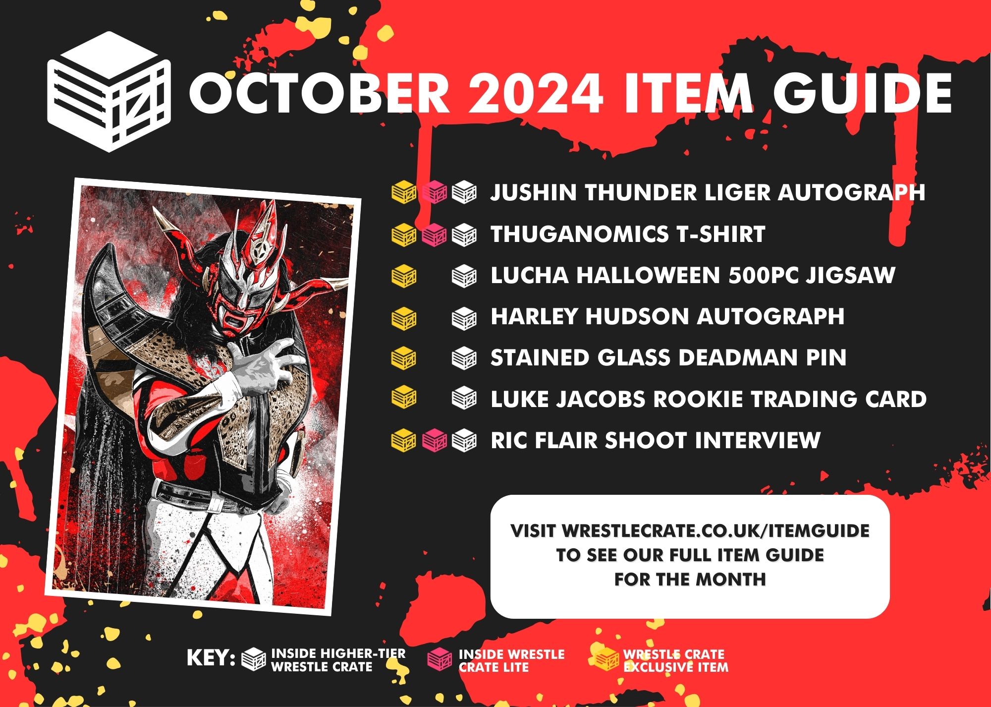 Wrestle Crate Items - October 2024