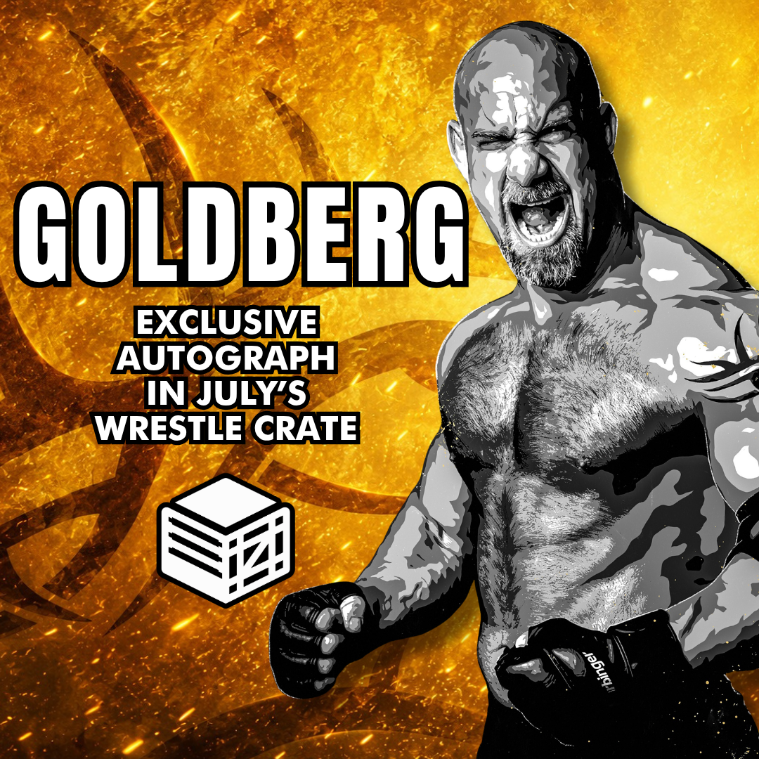 Goldberg exclusive WWE/WCW autograph for Wrestle Crate