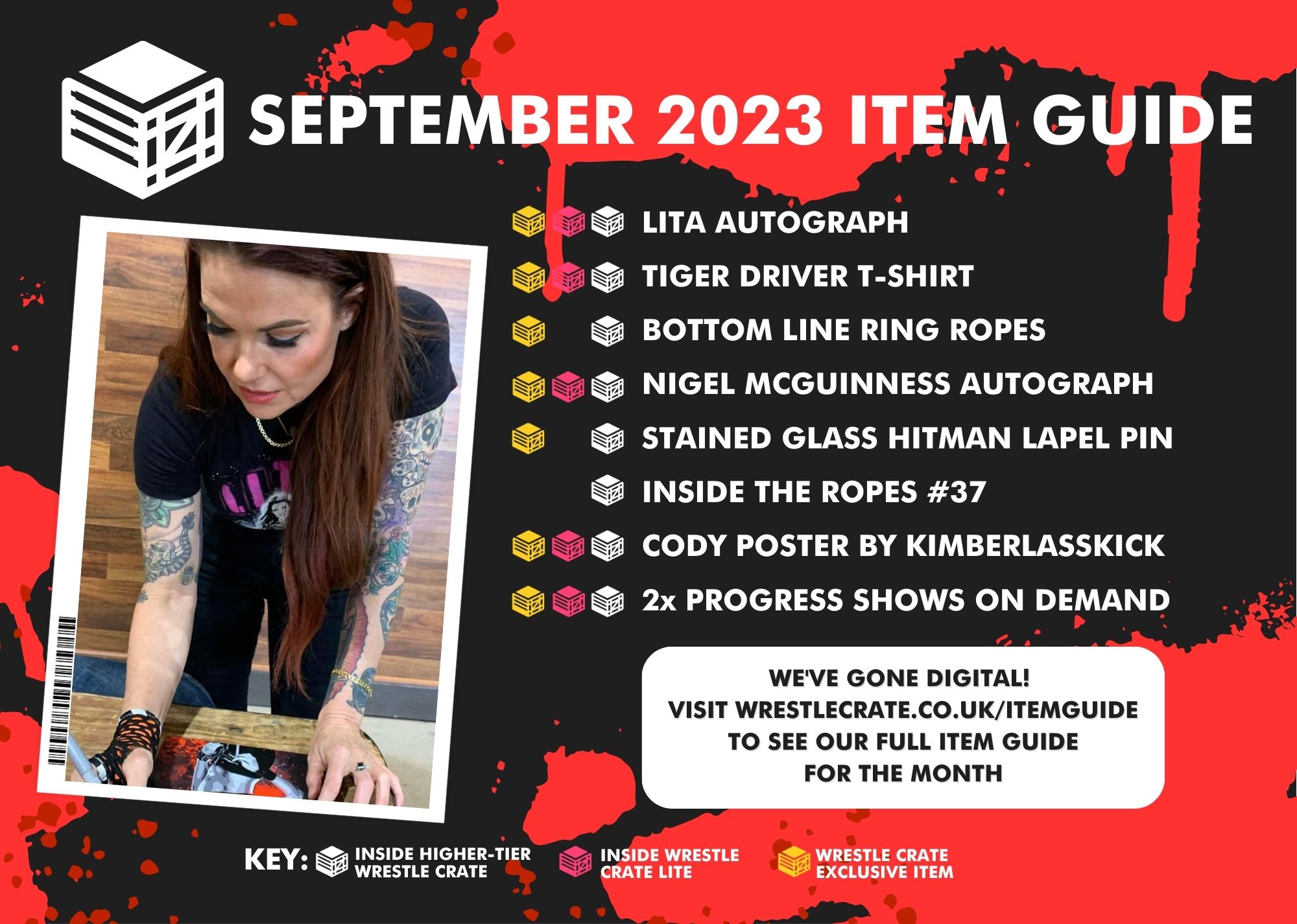Wrestle Crate Items - September 2023