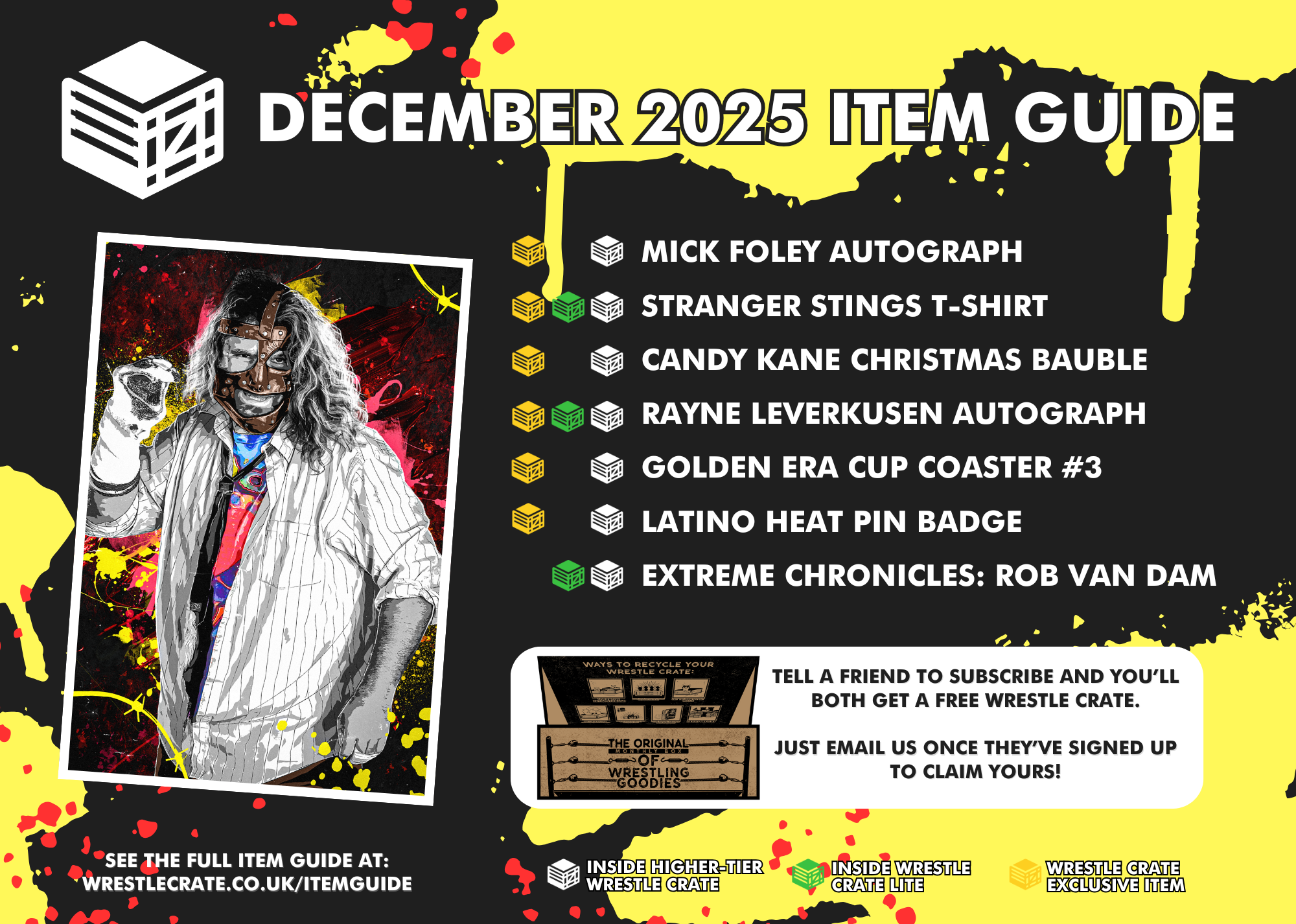 Wrestle Crate Items - December 2025