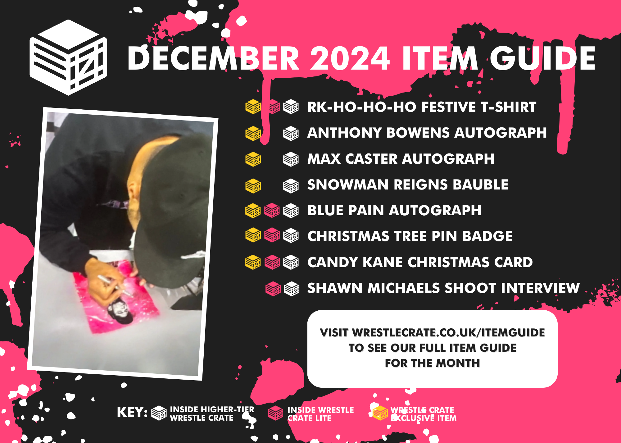 Wrestle Crate Items - December 2024