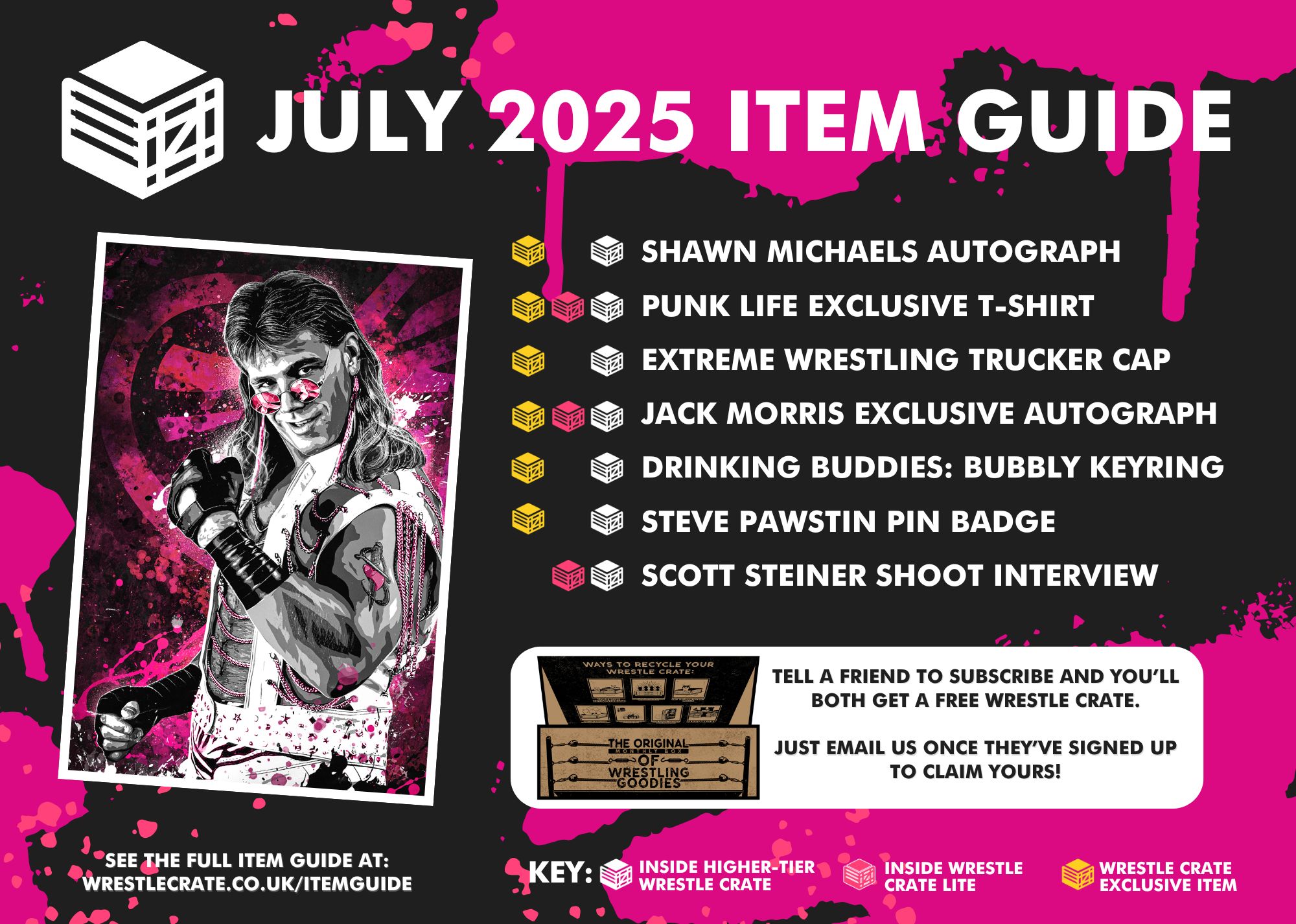 Wrestle Crate Items - July 2025