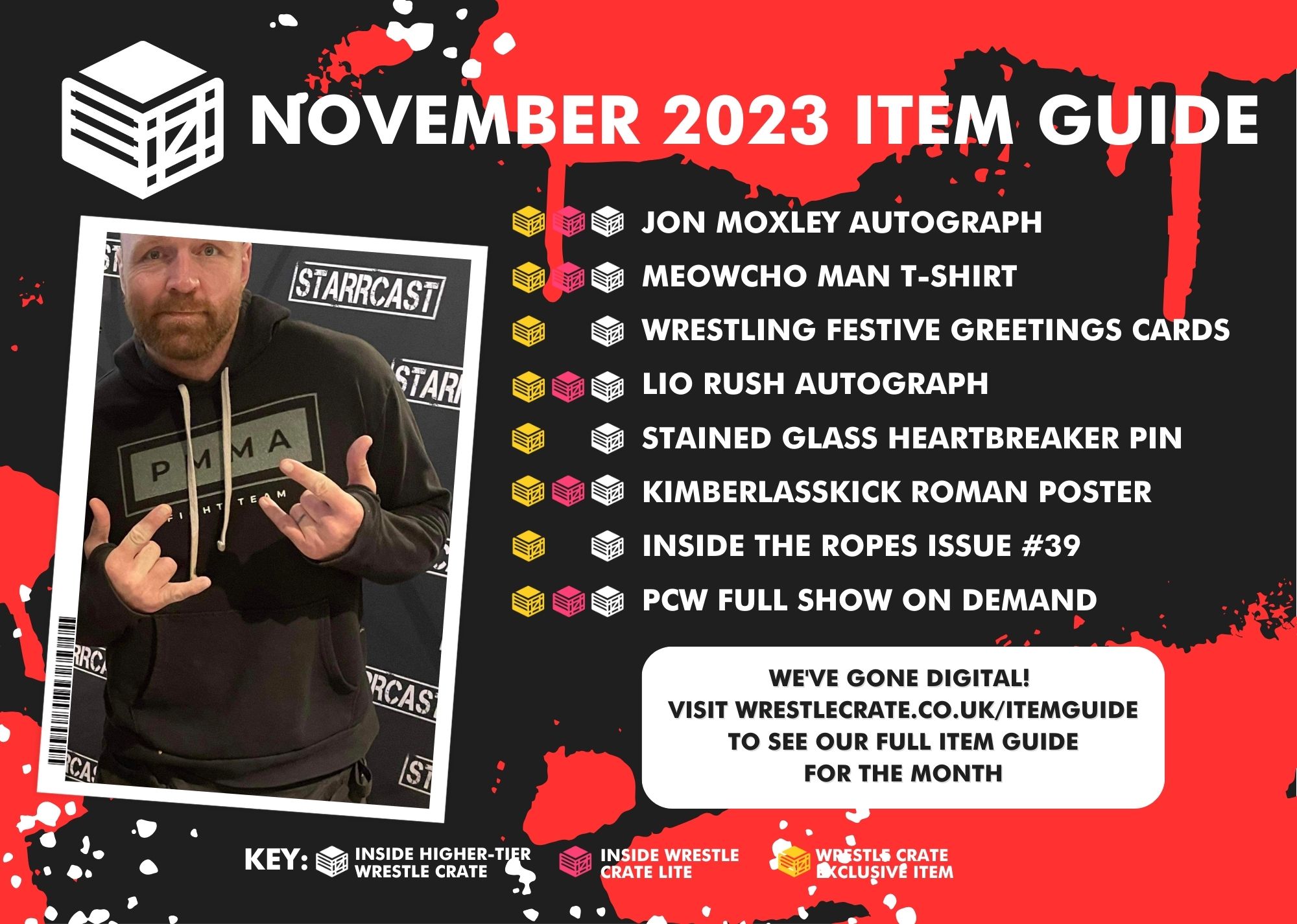 Wrestle Crate Items - November 2023