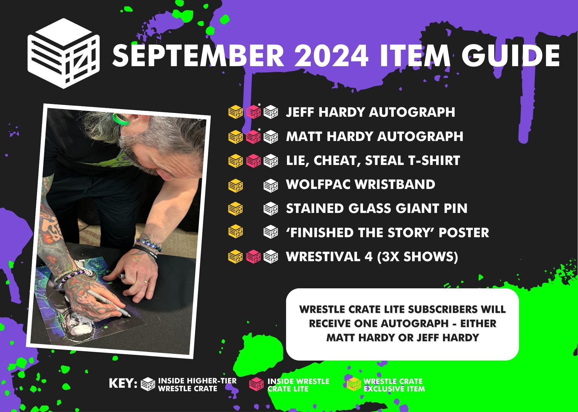 Wrestle Crate Items - September 2024
