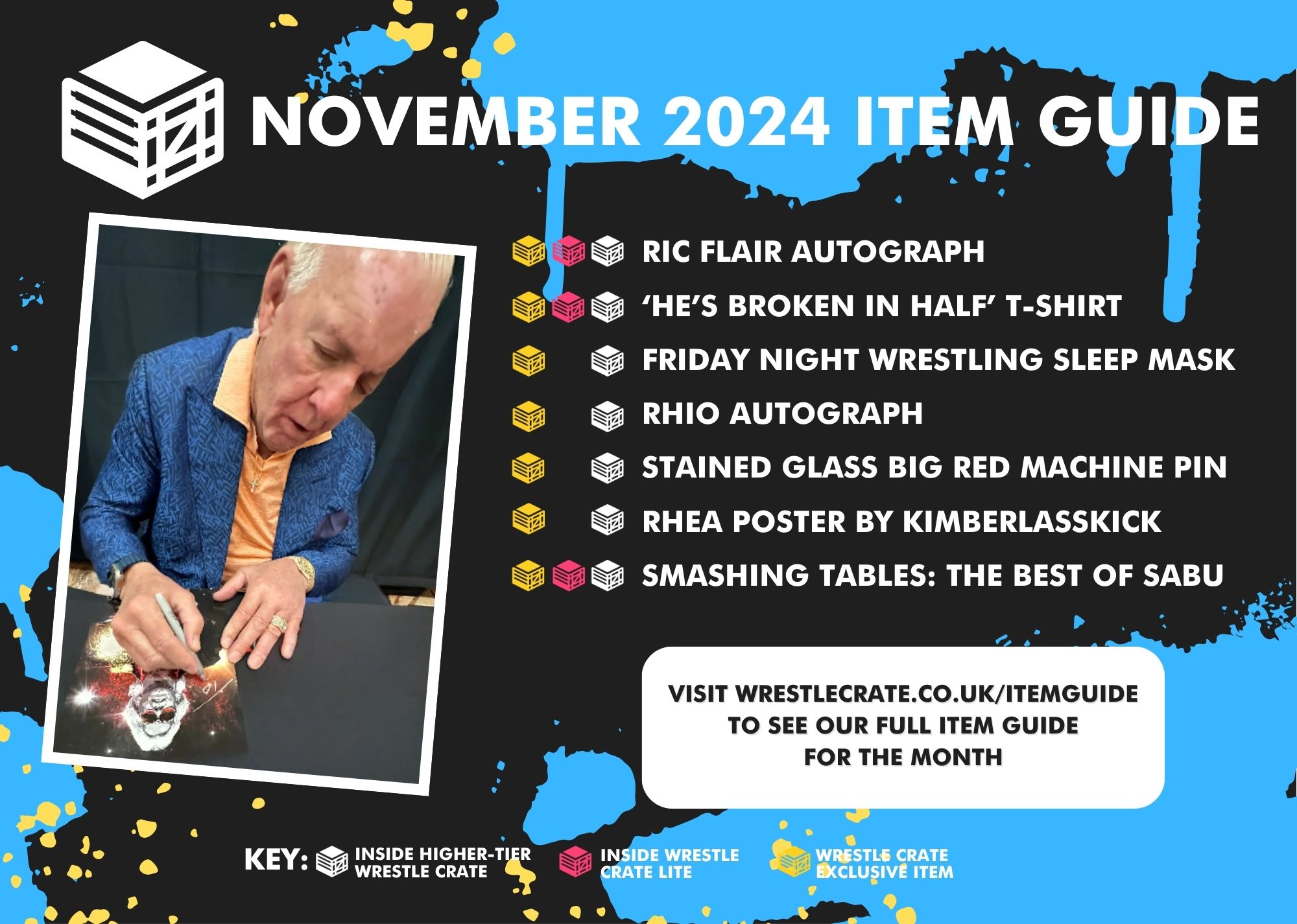 Wrestle Crate Items - November 2024
