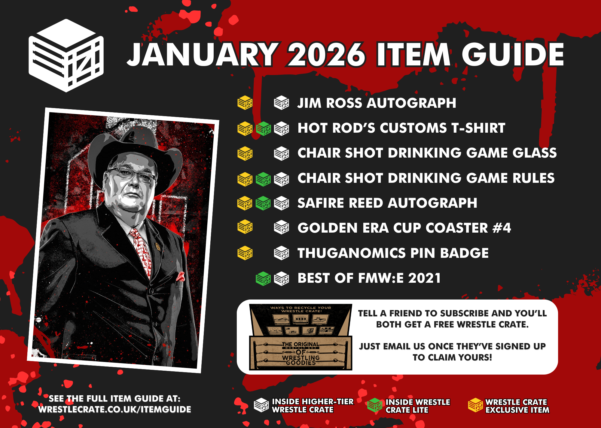 Wrestle Crate Items - January 2026