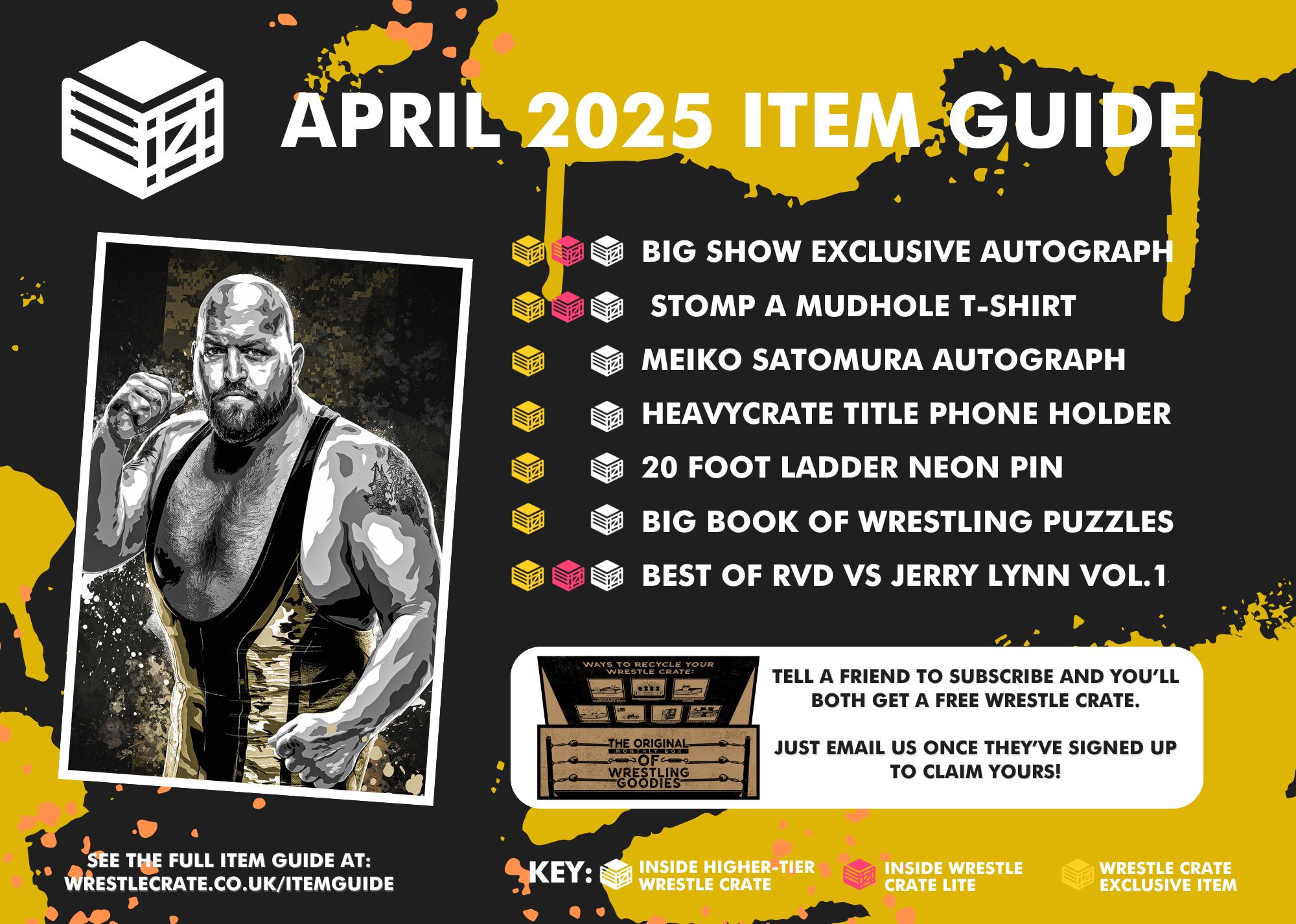 Wrestle Crate Items - April 2025