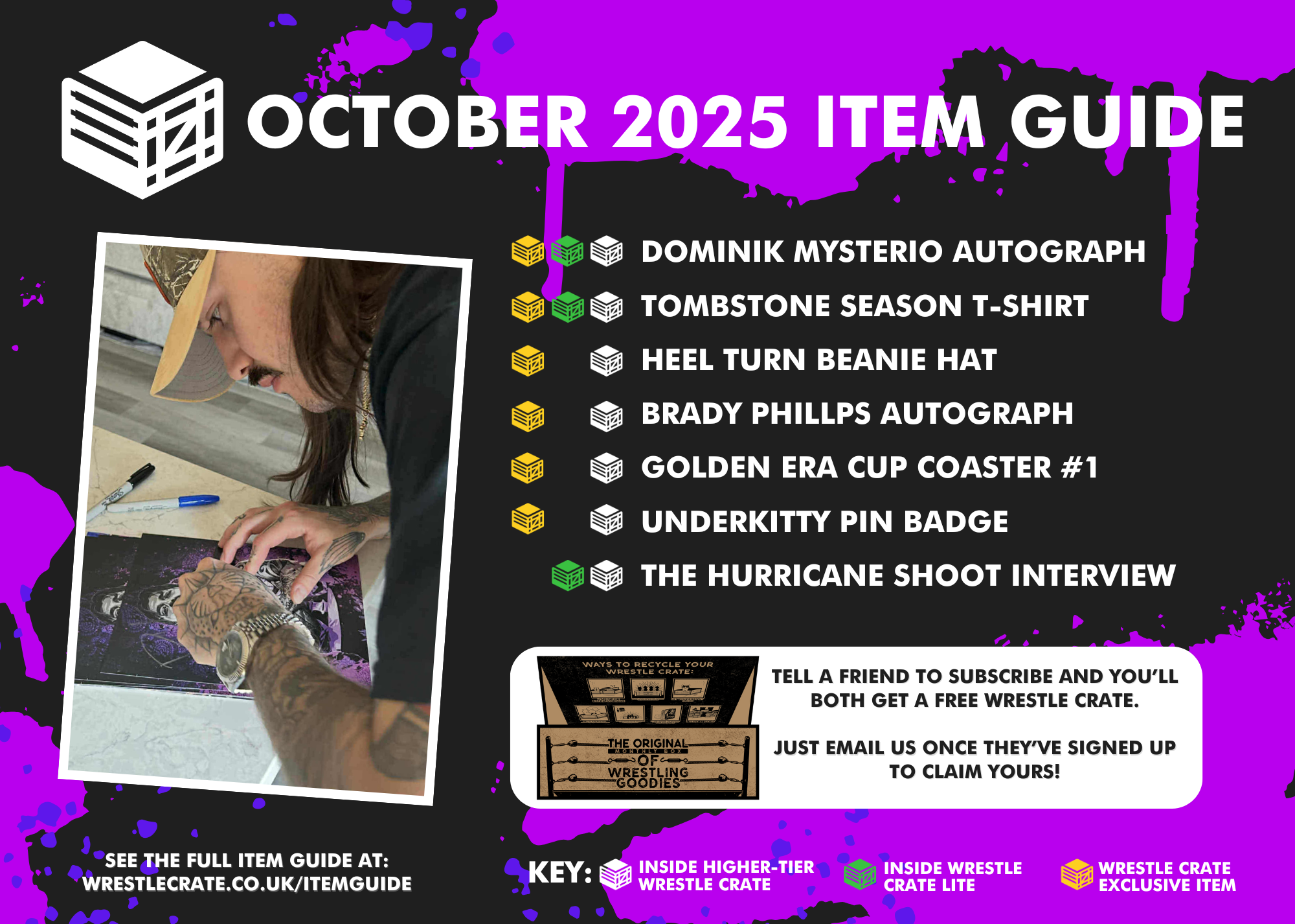 Wrestle Crate Items - October 2025