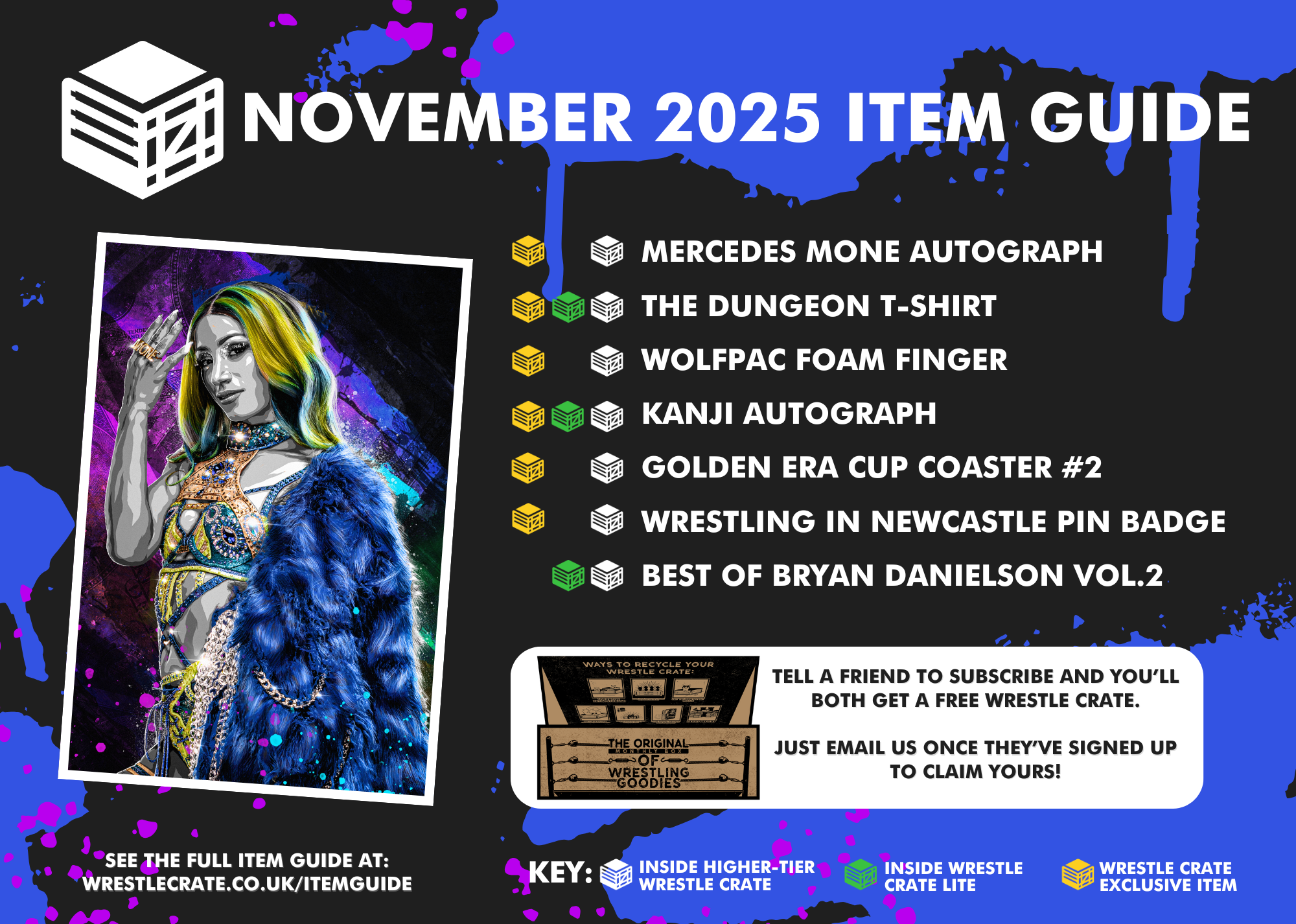 Wrestle Crate Items - November 2025